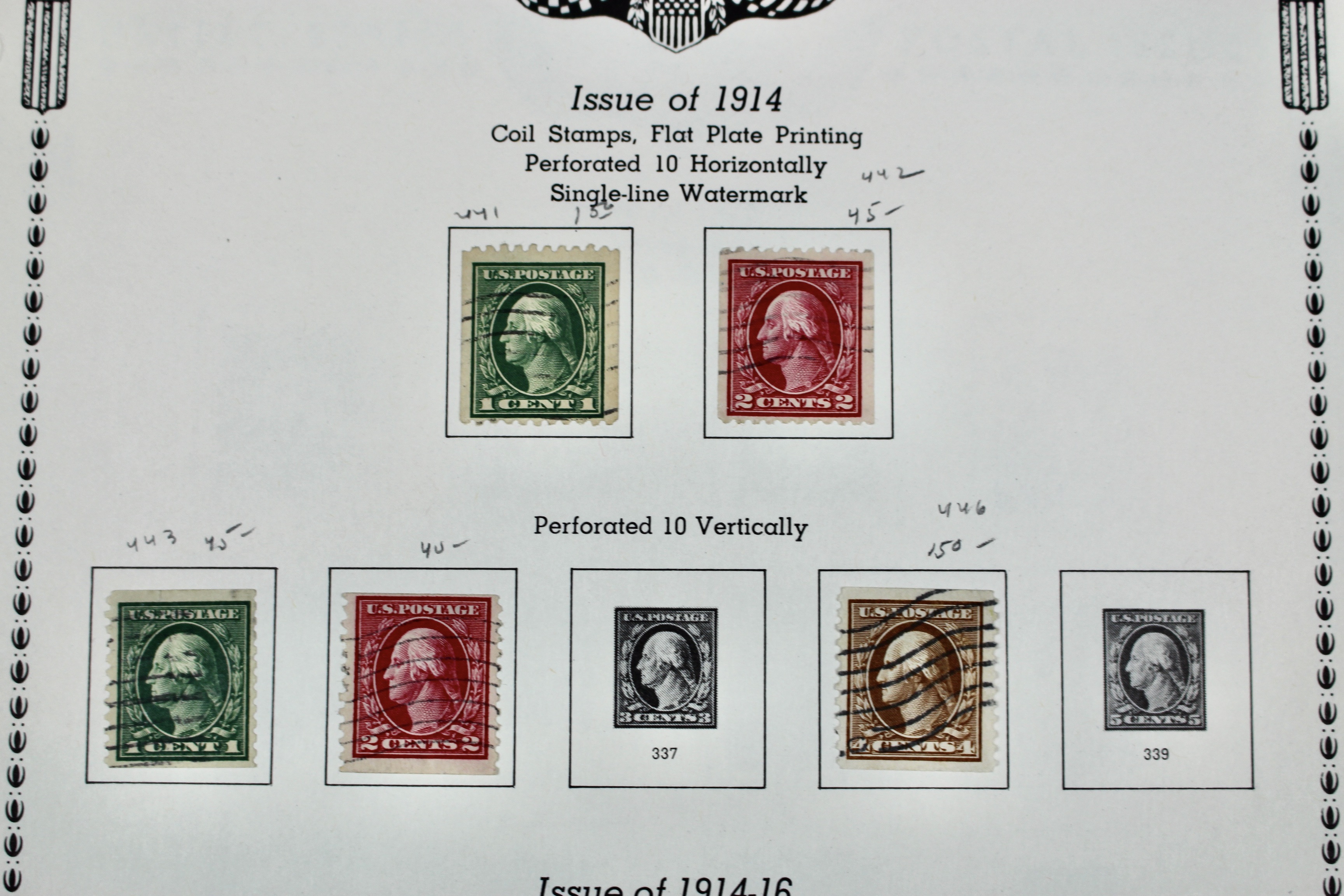 Extensive Early U.S. Postage Stamp Collection