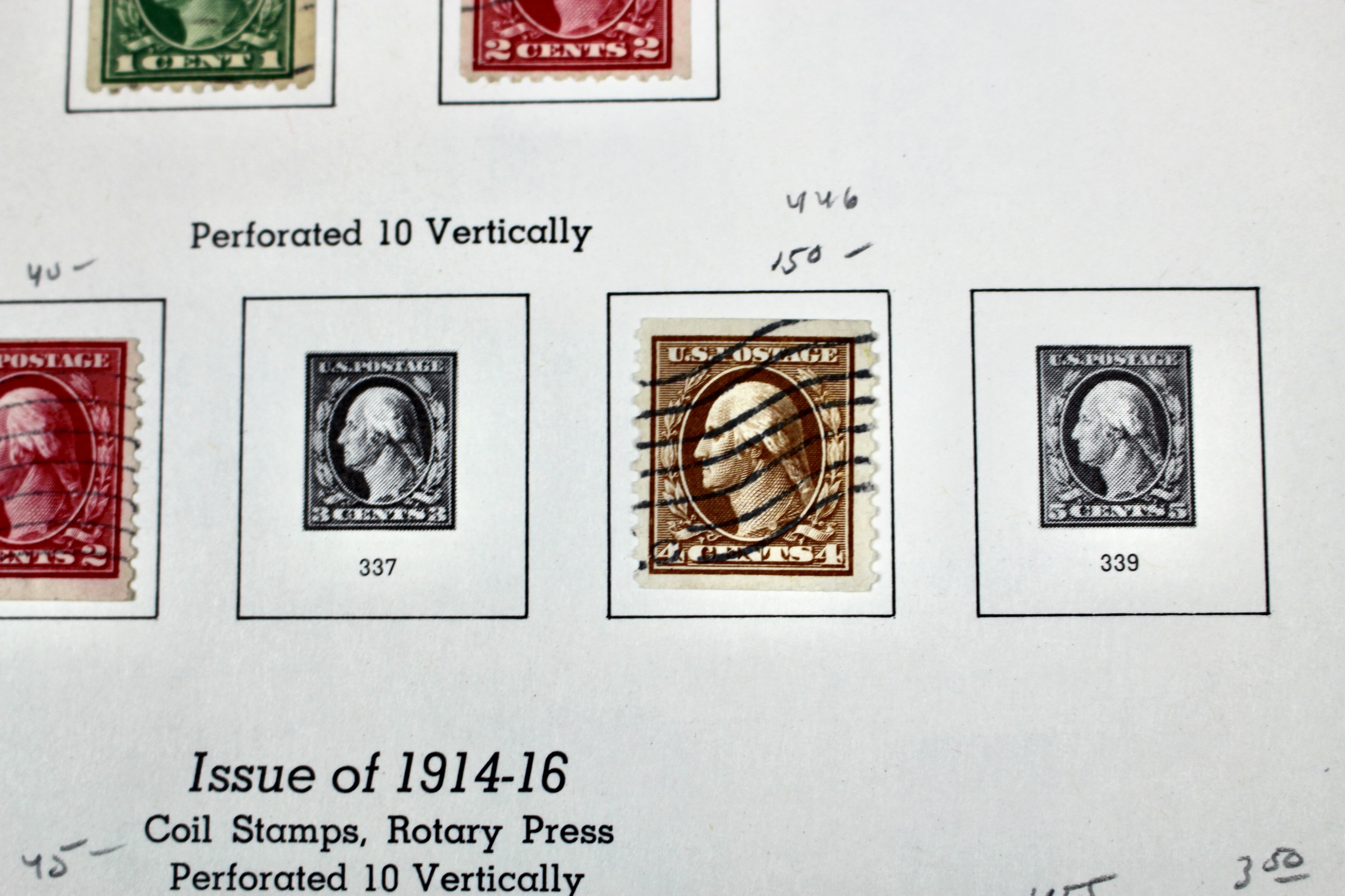 Extensive Early U.S. Postage Stamp Collection