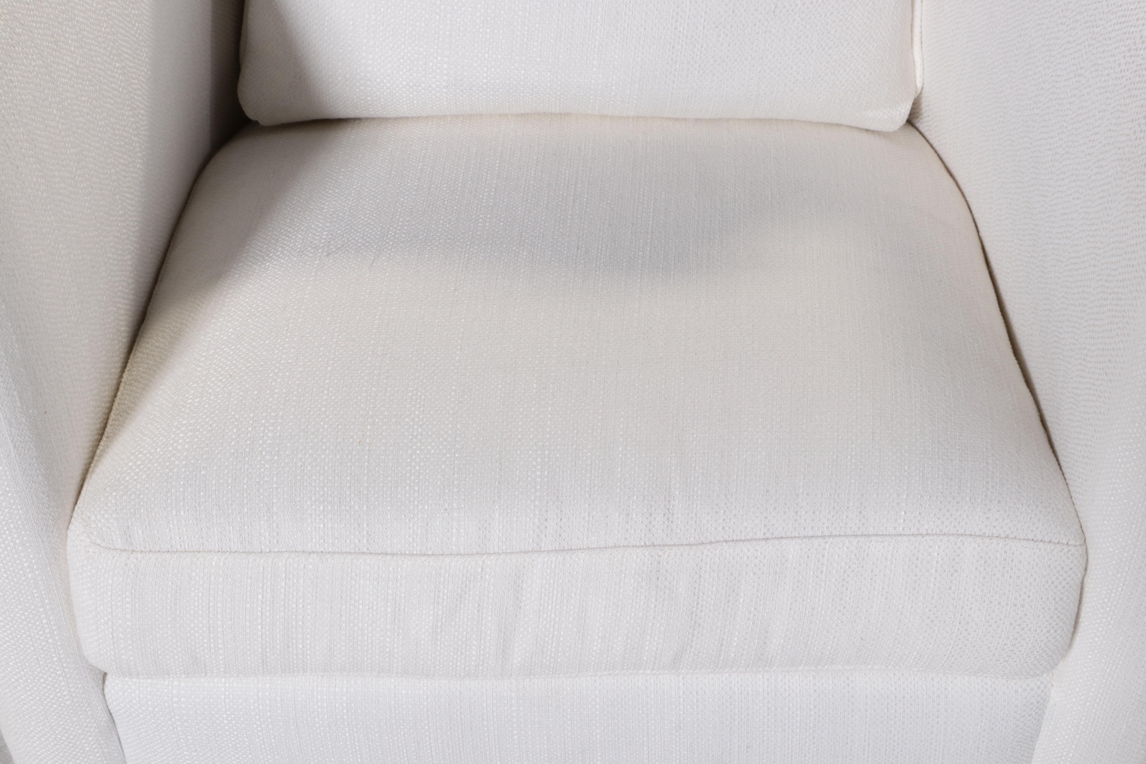 Pair of Bernhardt "Paige" Polished Stainless Steel Tub Chairs