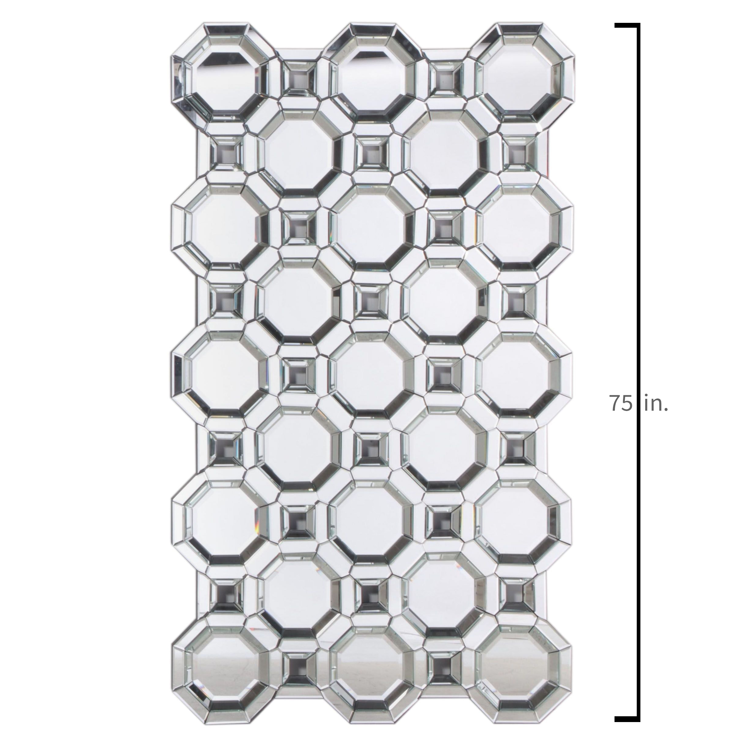 Z Gallerie "Axis" Mosaic Leaner Floor Mirror