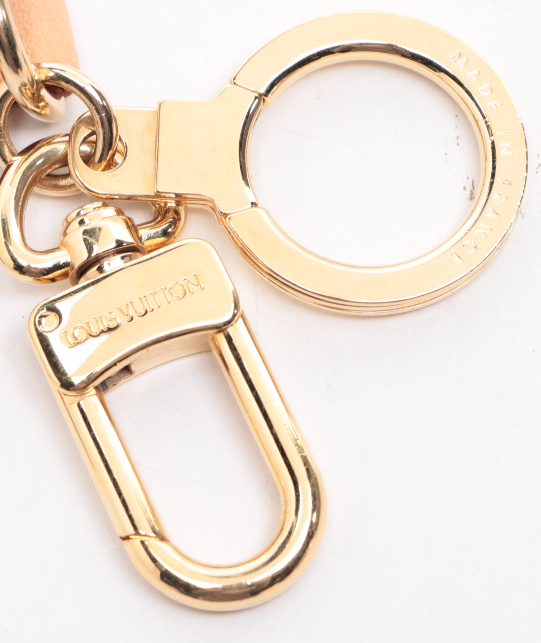 Louis Vuitton Vachetta Leather Murakami Panda Key Holder and Bag Charm with Box