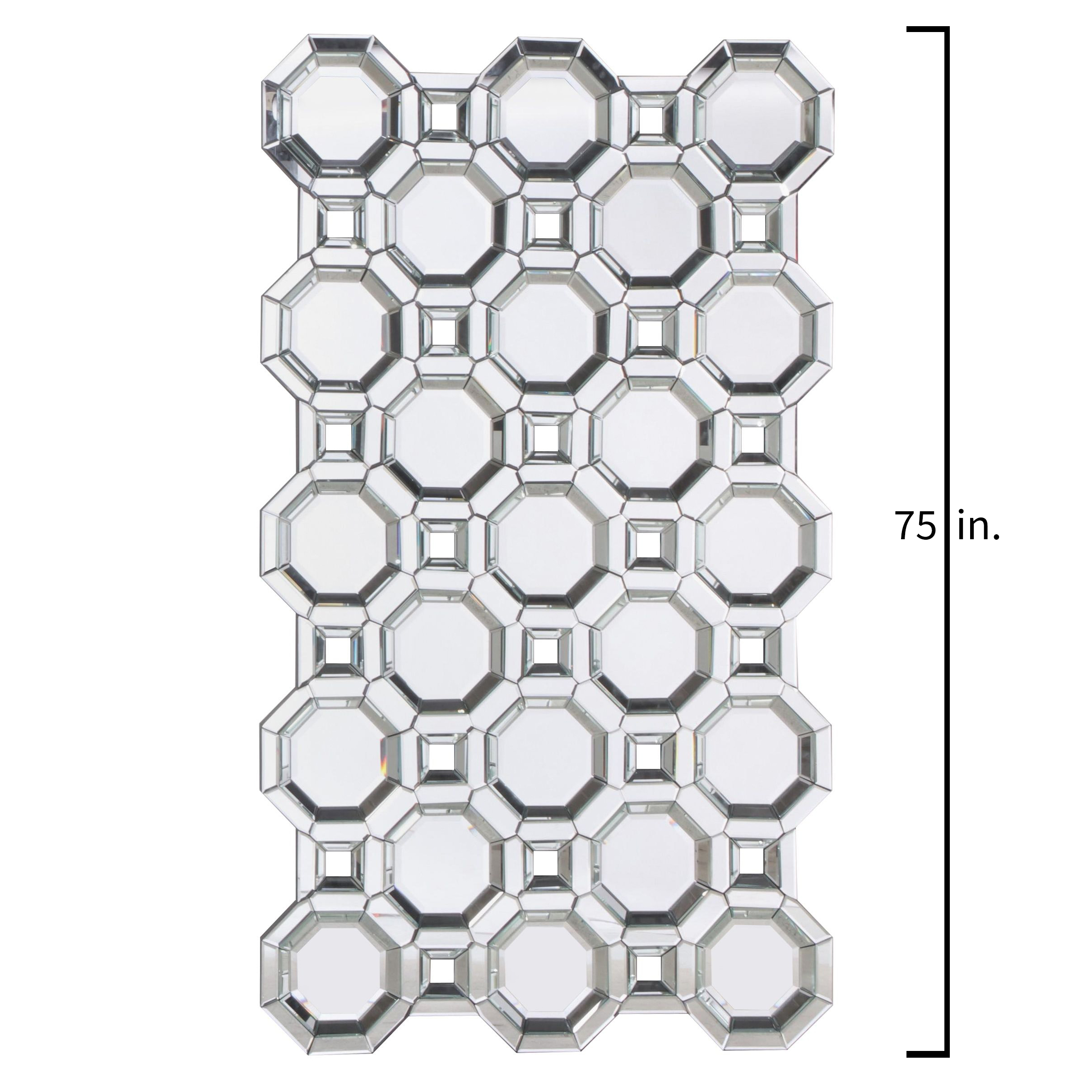 Z Gallerie "Axis" Mosaic Leaner Floor Mirror