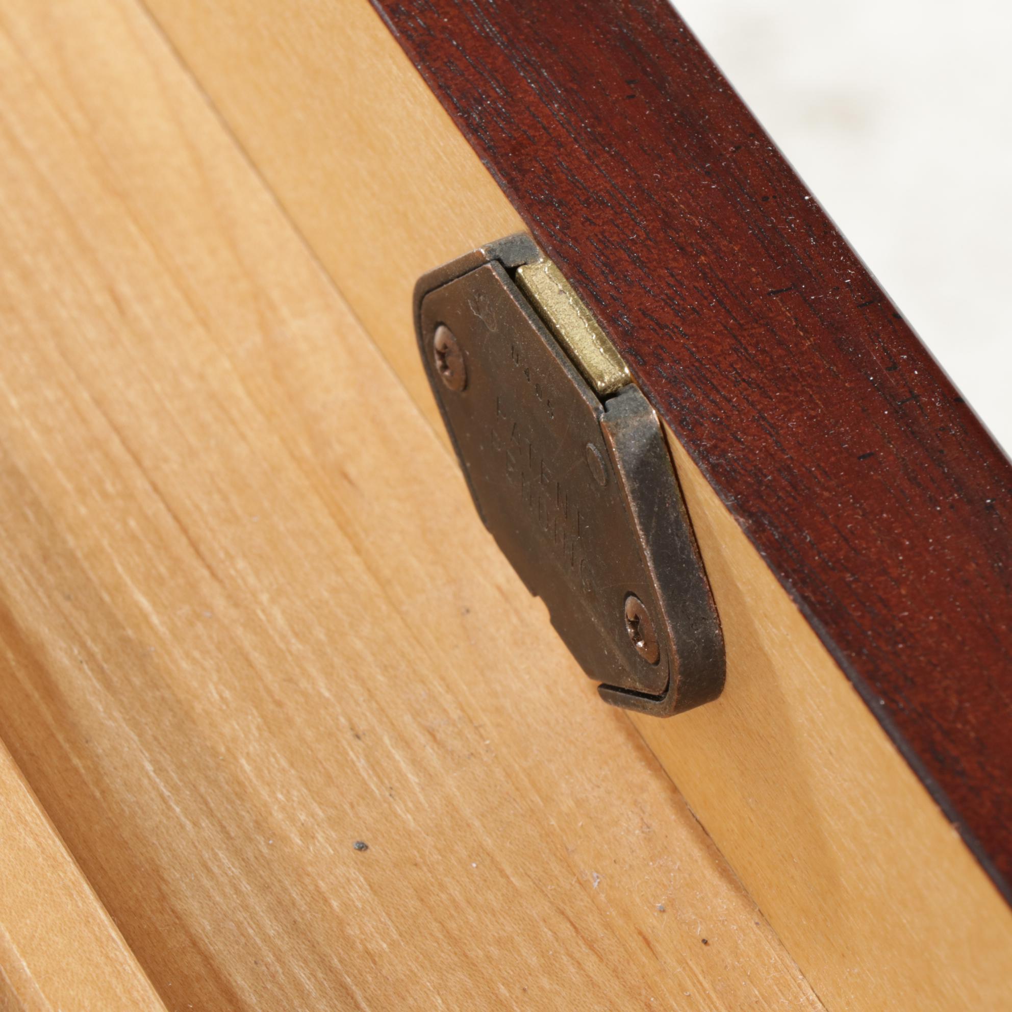 Sligh George III Style Mahogany Pedestal Desk