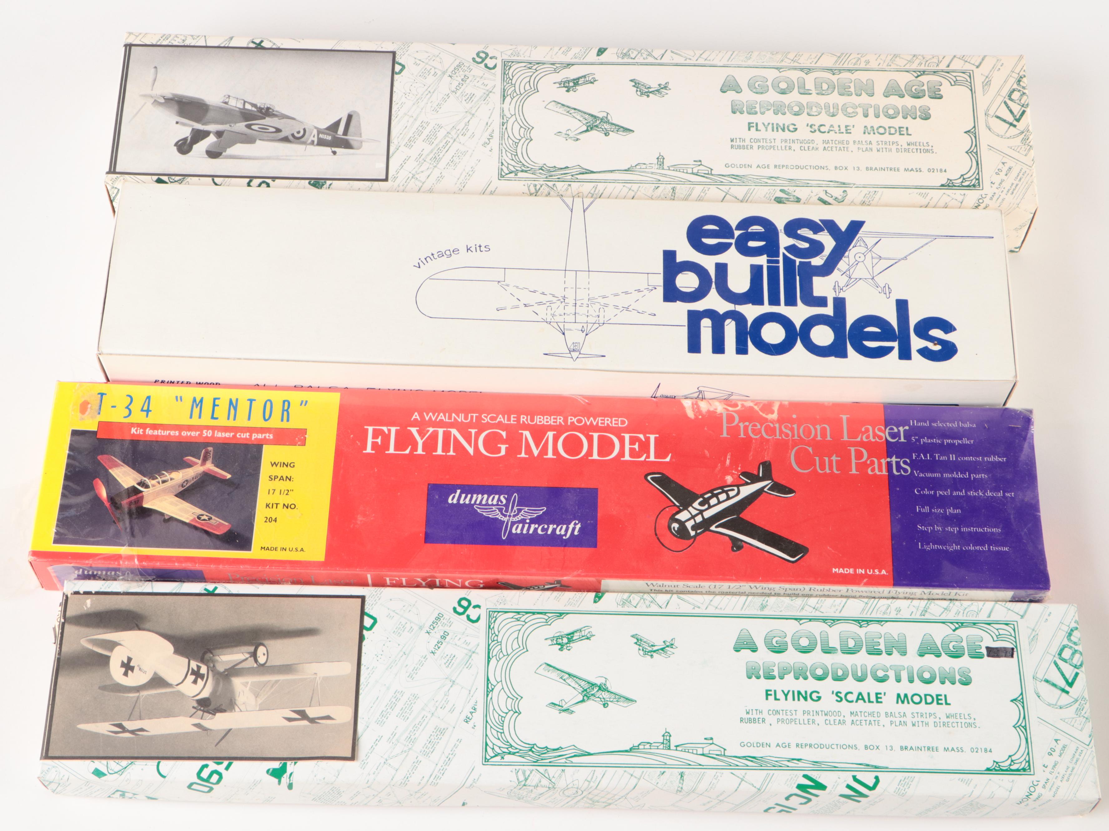 Sterling Piper Cub and Other Balsa Wood Model Airplanes