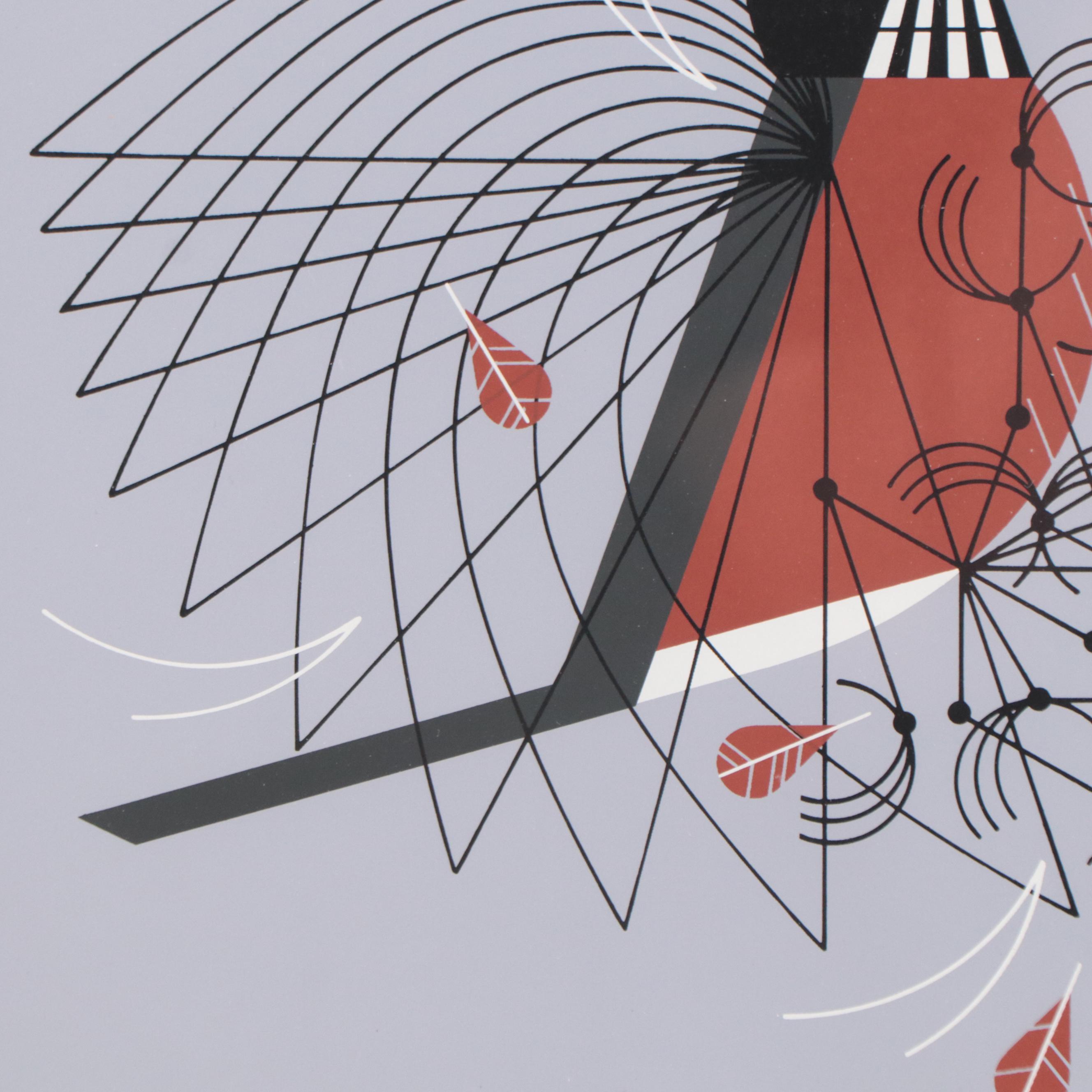 Charley Harper Serigraph "Round Robin," 1973