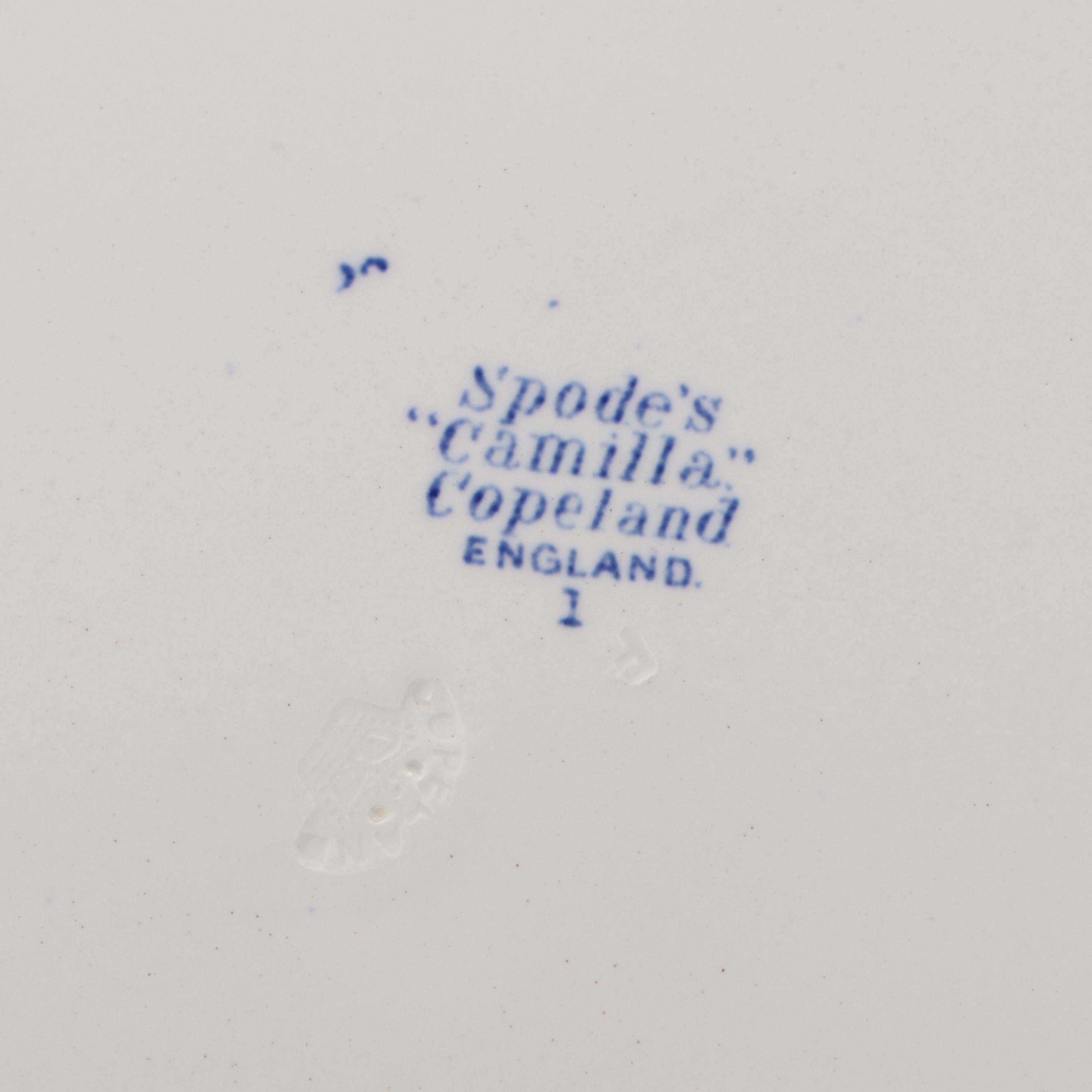 Spode's Copeland "Camilla" Ceramic Dinnerware, Mid-20th Century