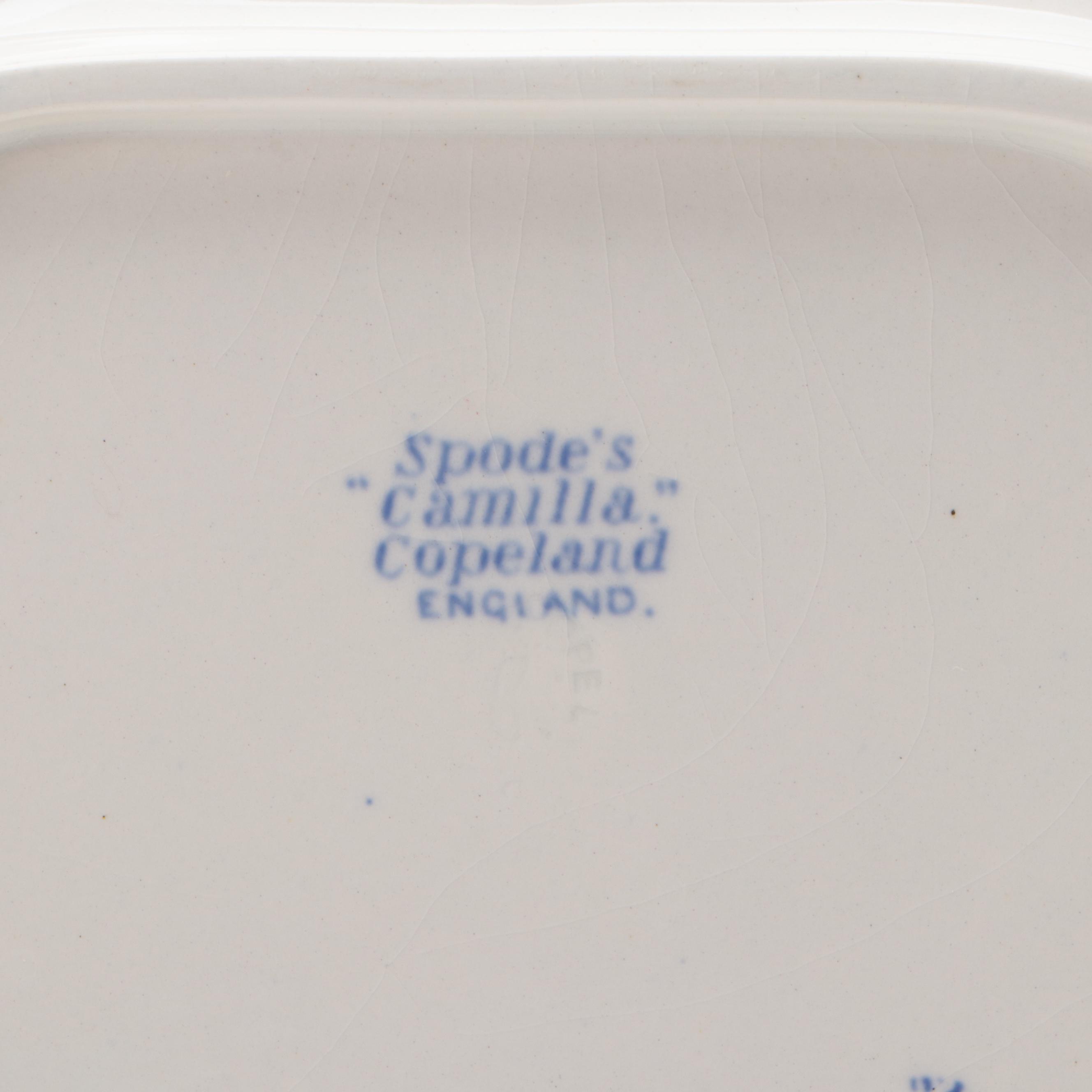 Spode's Copeland "Camilla" Ceramic Dinnerware, Mid-20th Century