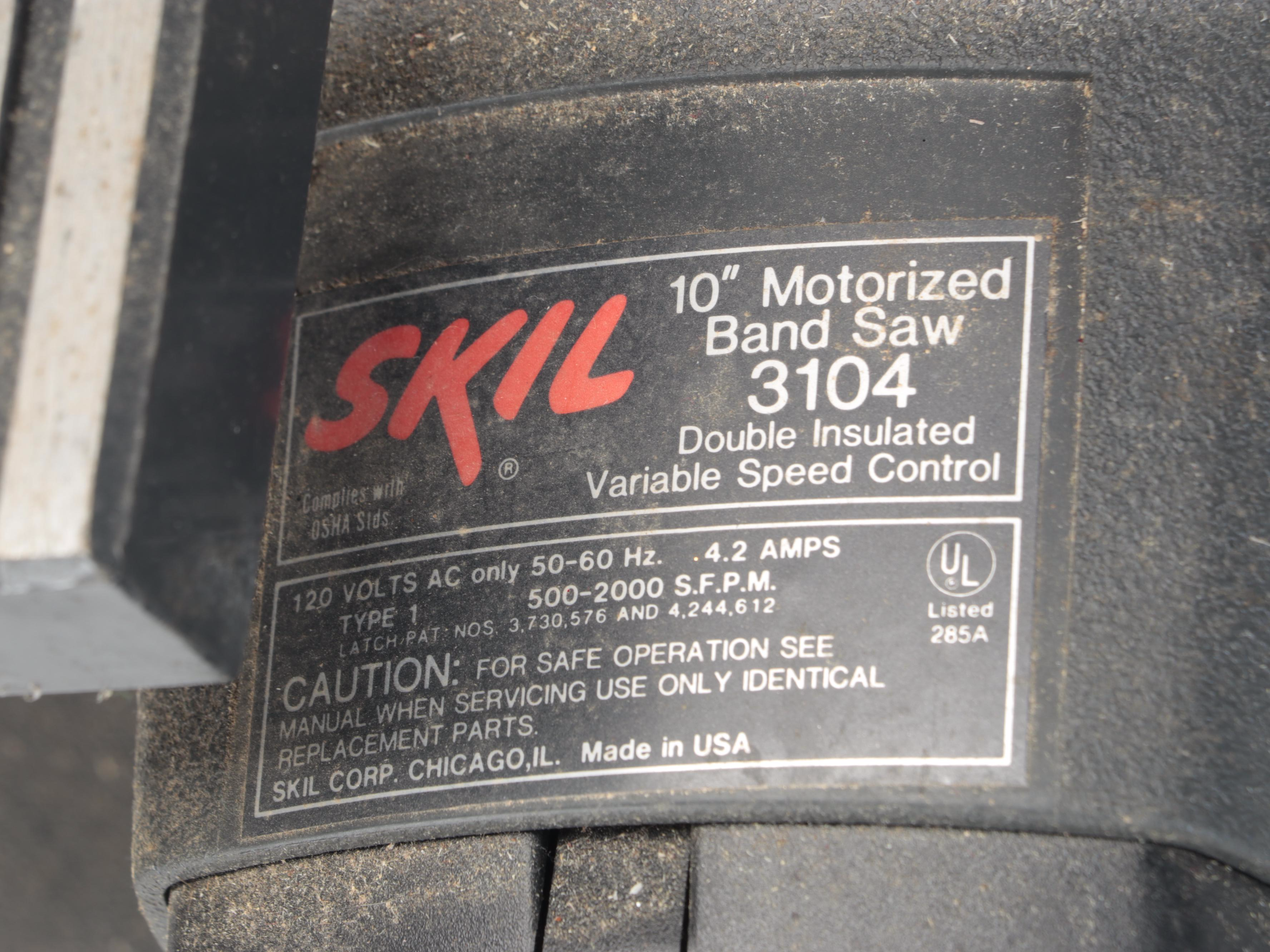 SKIL 10" Motorized Band Saw