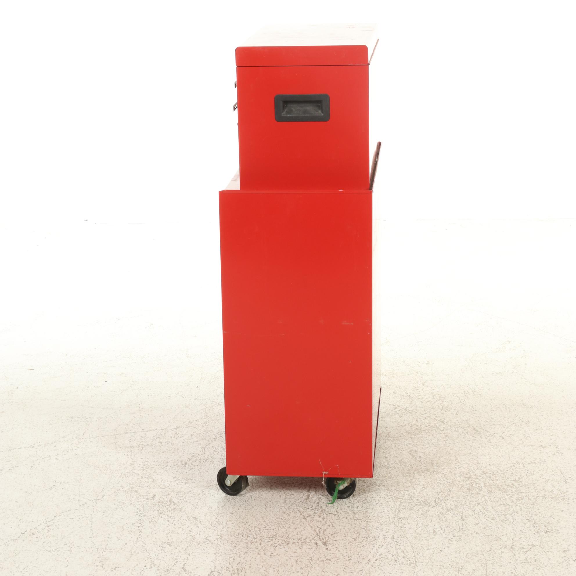 Craftsman Metal Rolling Stool Chest with Tools