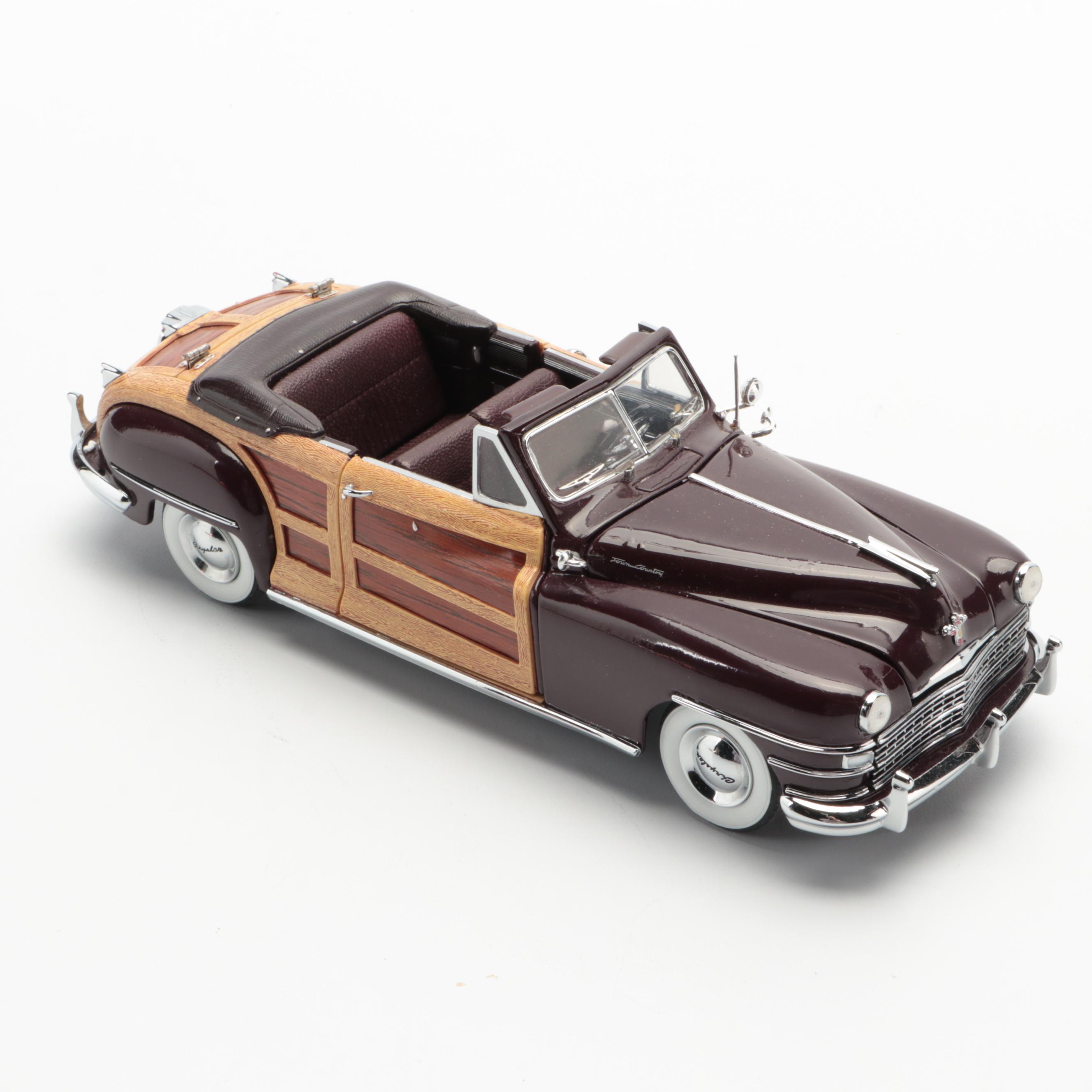 Franklin Mint Model Cars with Buick Roadmaster and Chrysler Town & Country