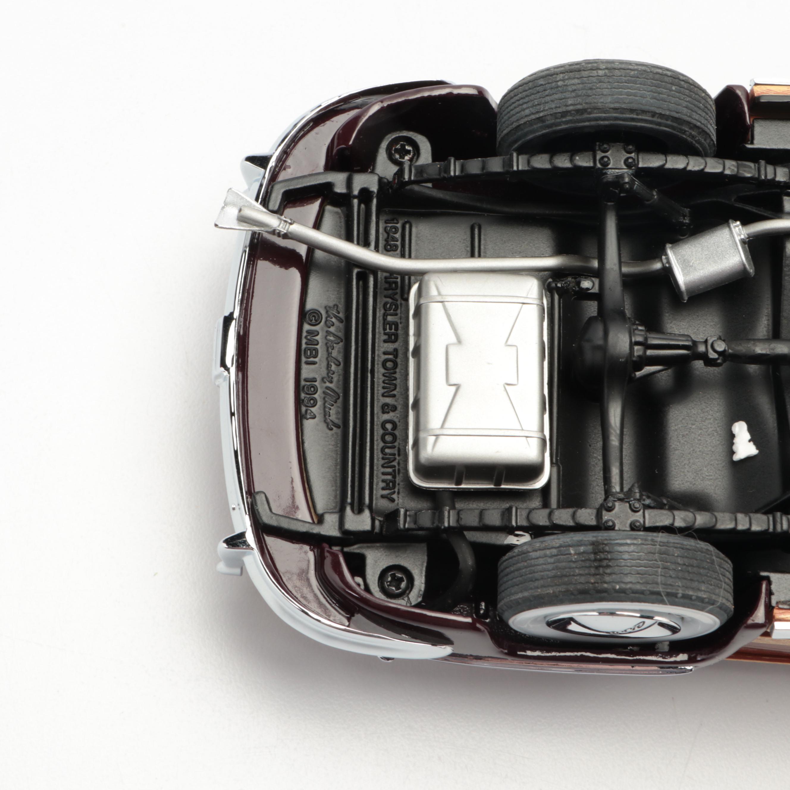 Franklin Mint Model Cars with Buick Roadmaster and Chrysler Town & Country