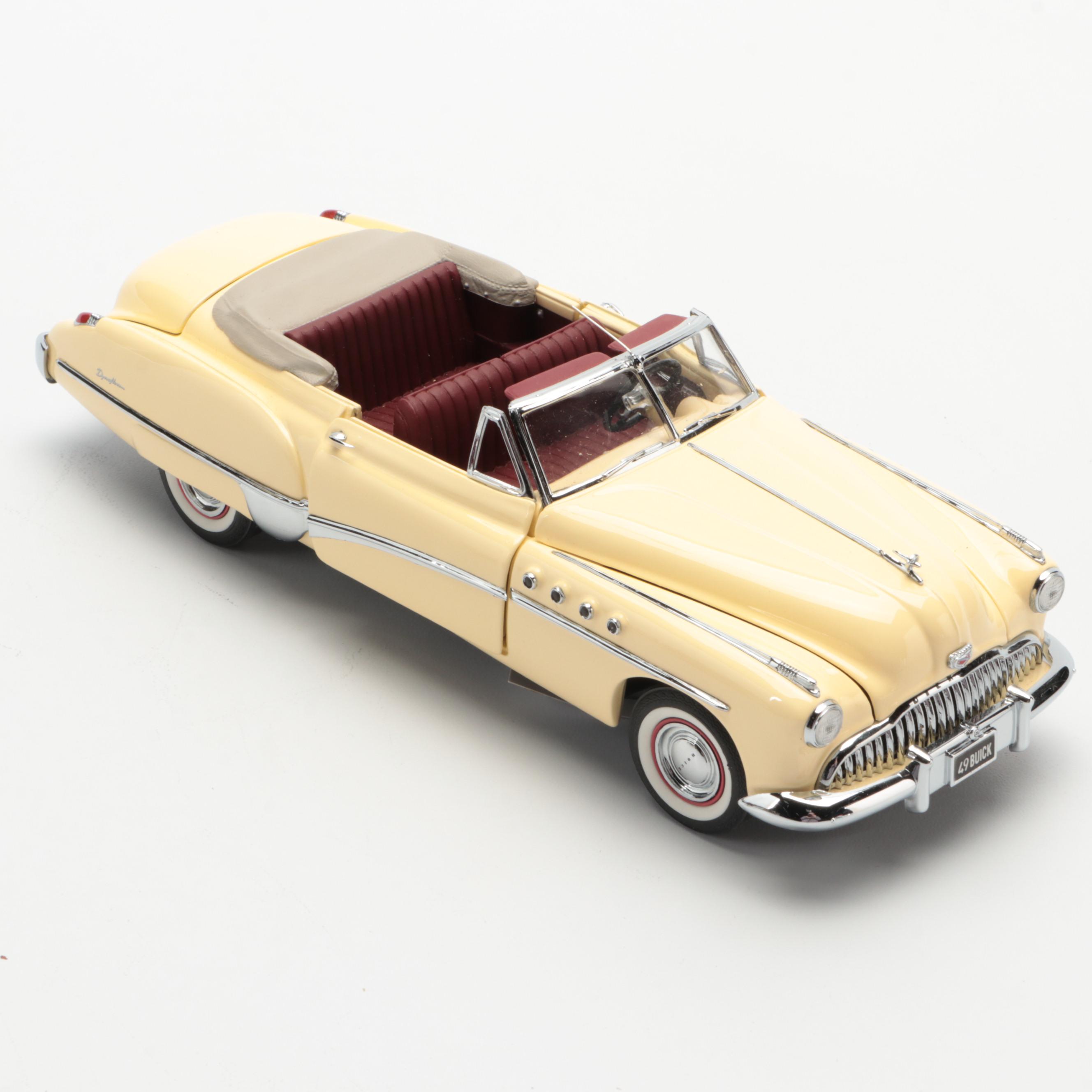 Franklin Mint Model Cars with Buick Roadmaster and Chrysler Town & Country