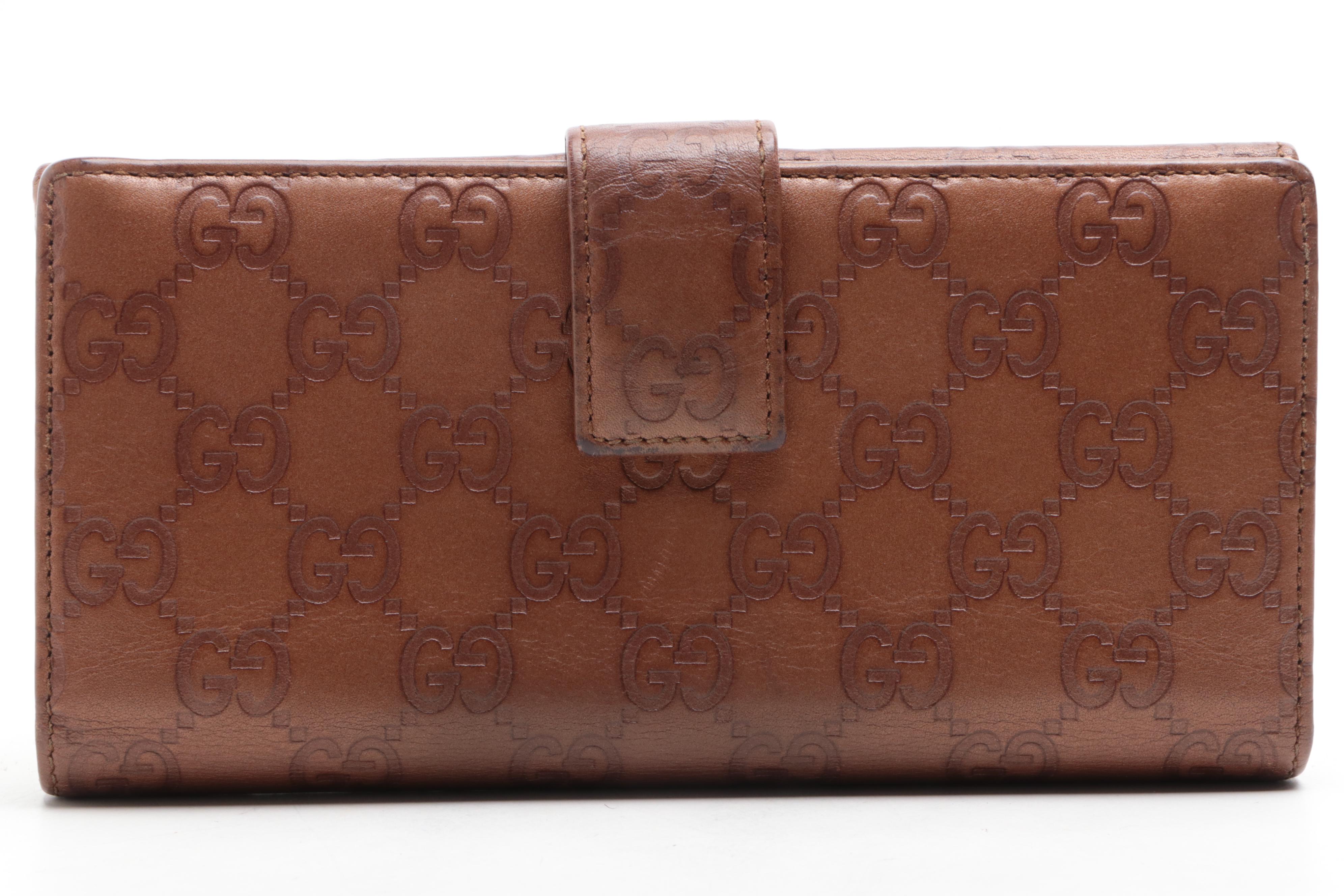 Gucci Continental Wallet in Guccissima Leather