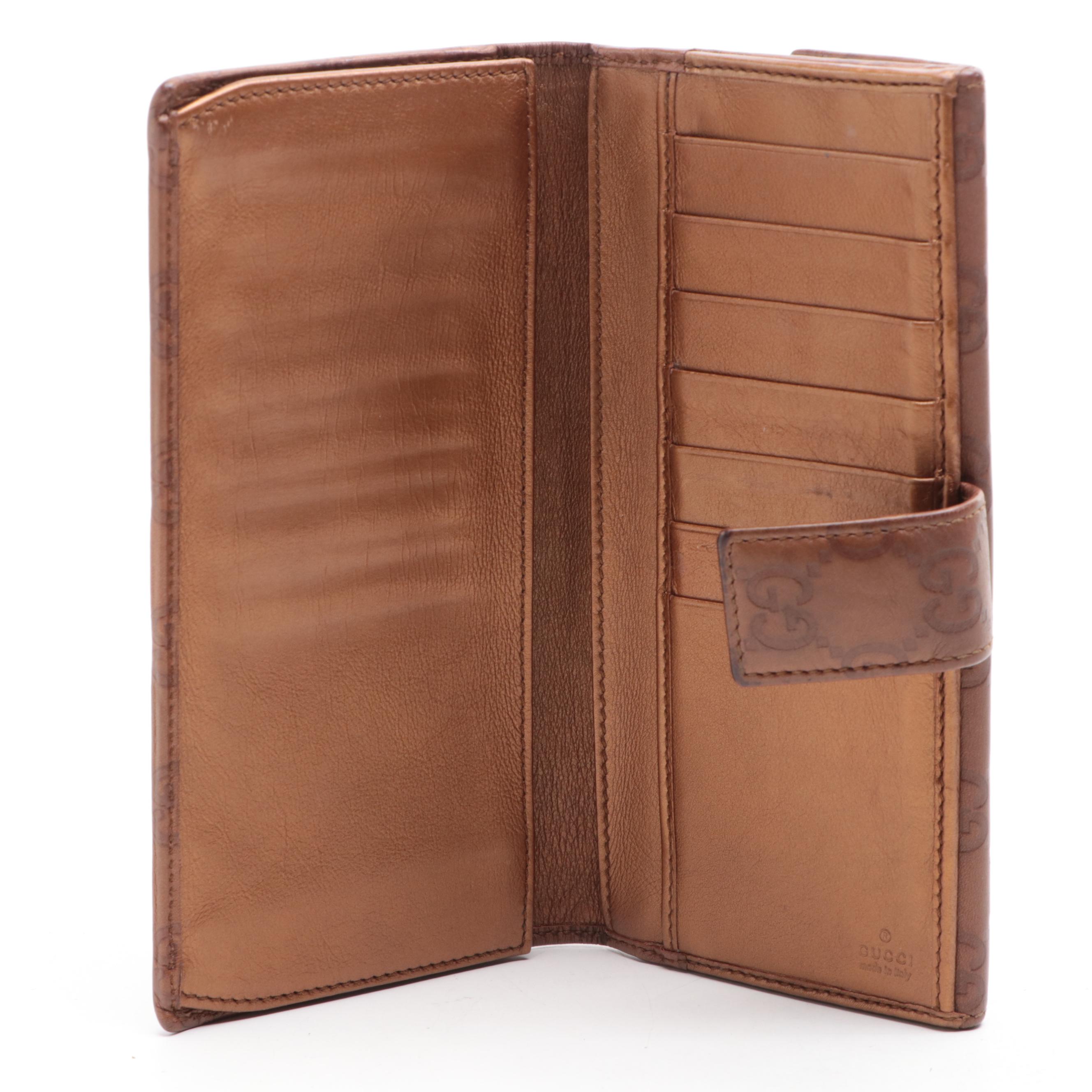 Gucci Continental Wallet in Guccissima Leather