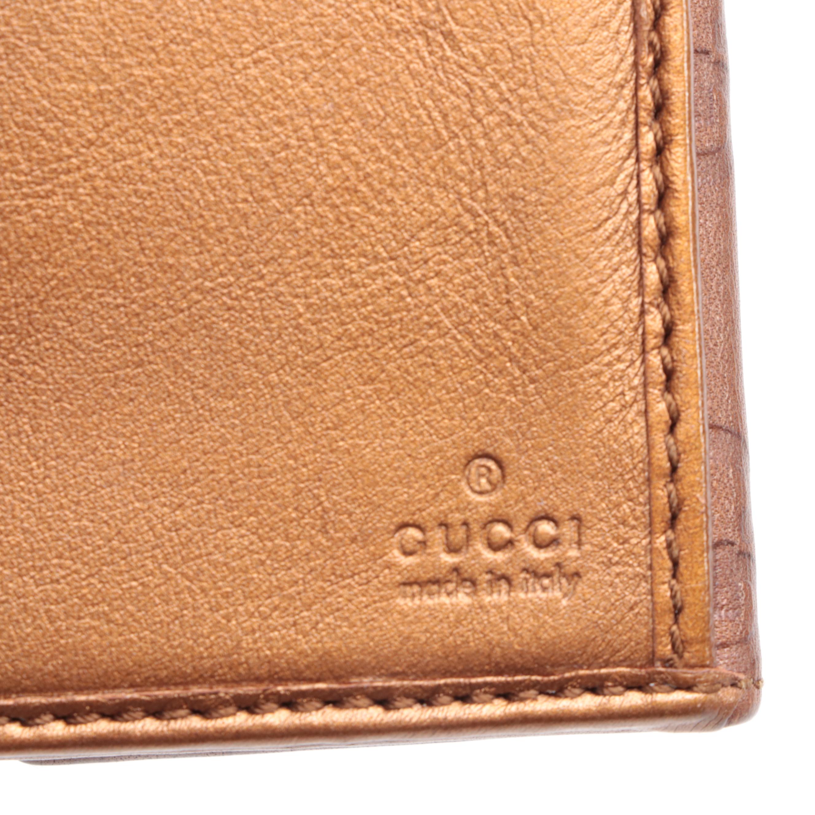 Gucci Continental Wallet in Guccissima Leather