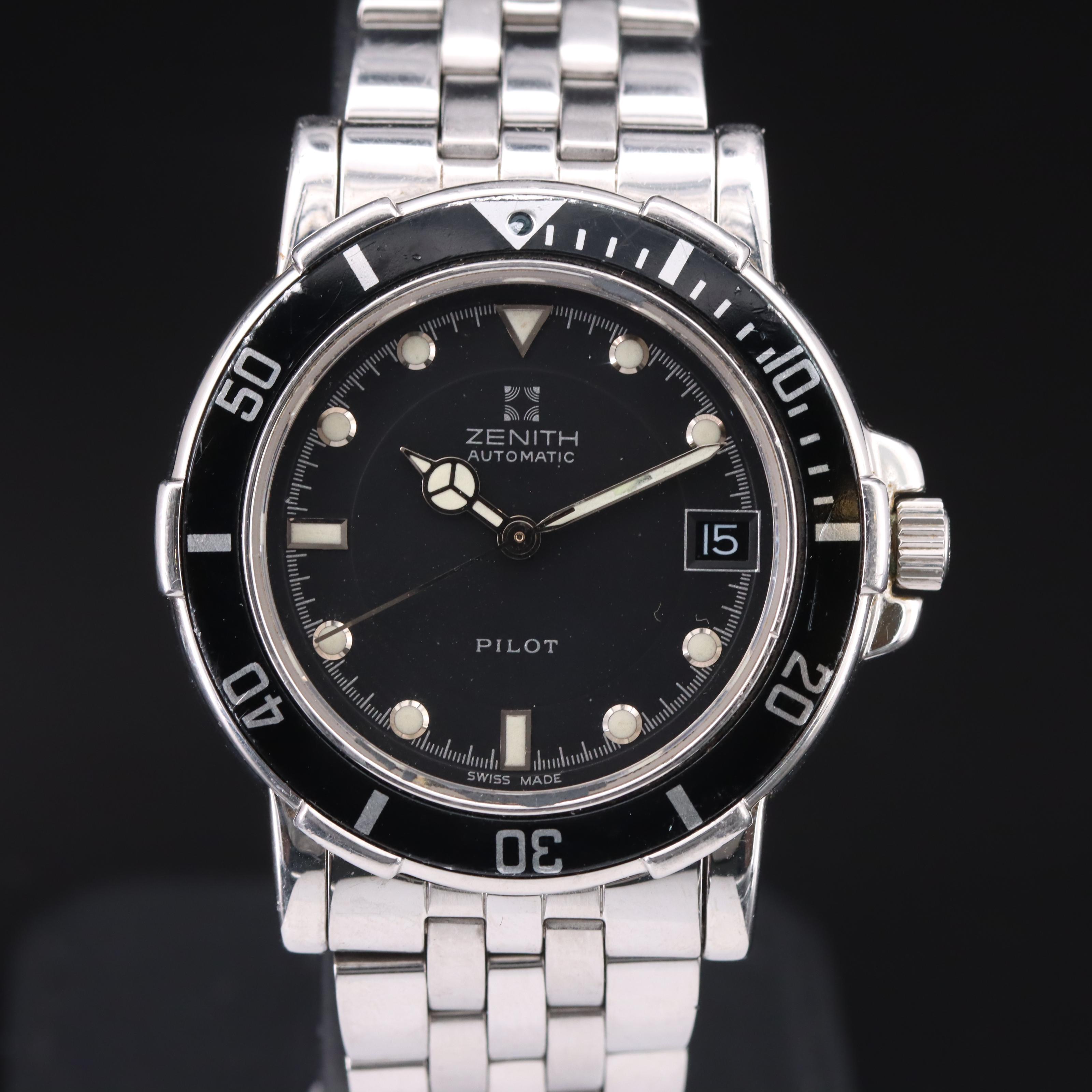 Vintage Zenith Pilot-Diver Automatic Watch