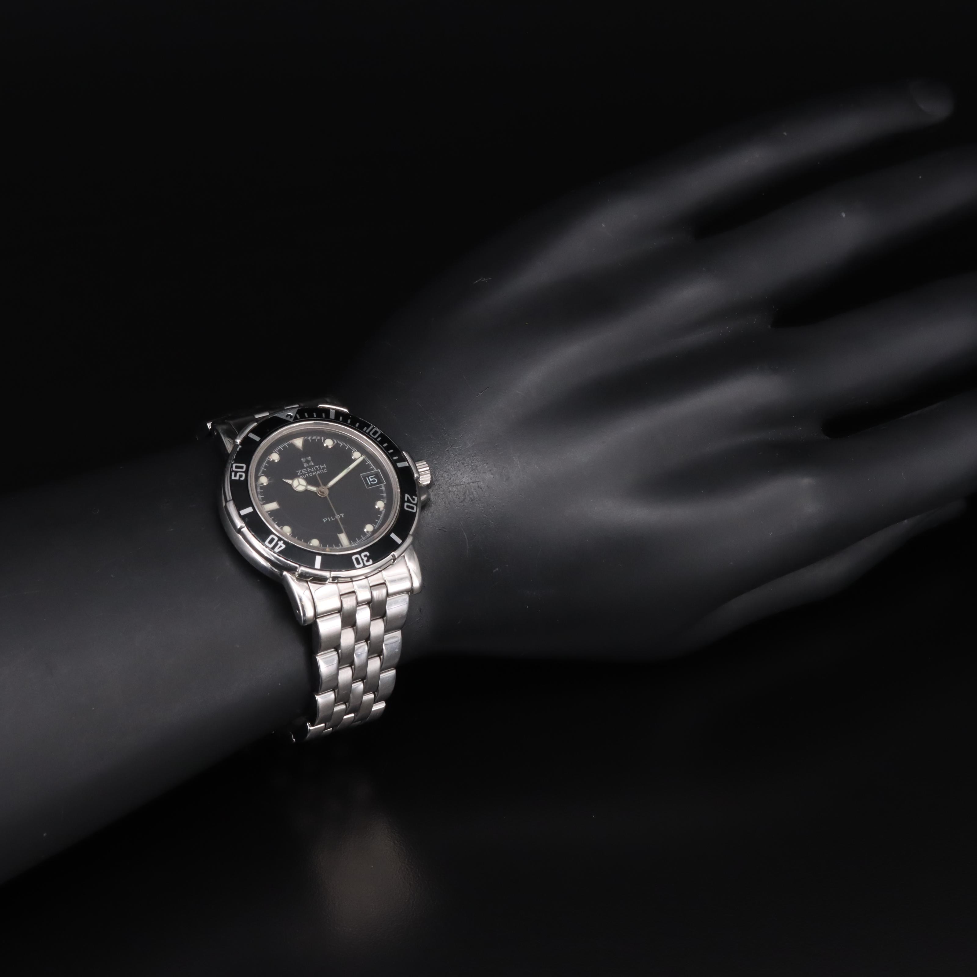 Vintage Zenith Pilot-Diver Automatic Watch