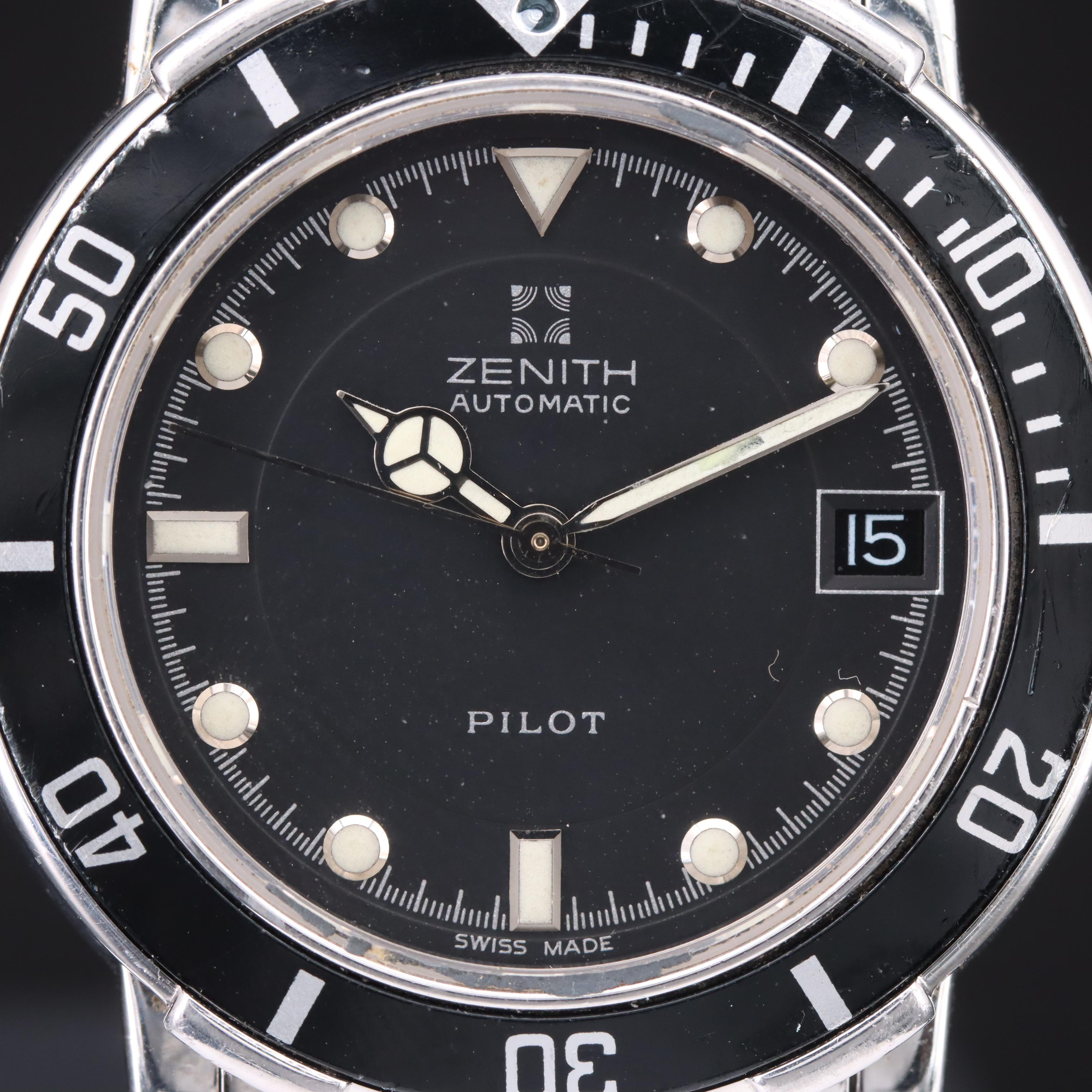 Vintage Zenith Pilot-Diver Automatic Watch