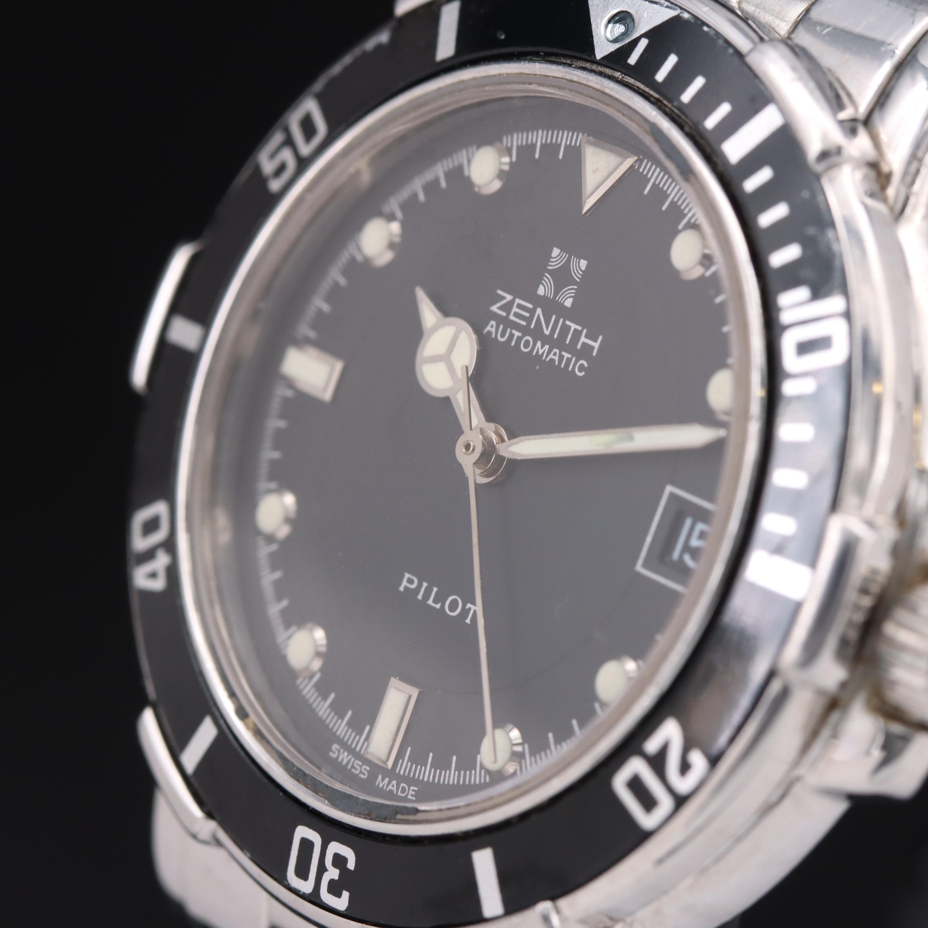 Vintage Zenith Pilot-Diver Automatic Watch