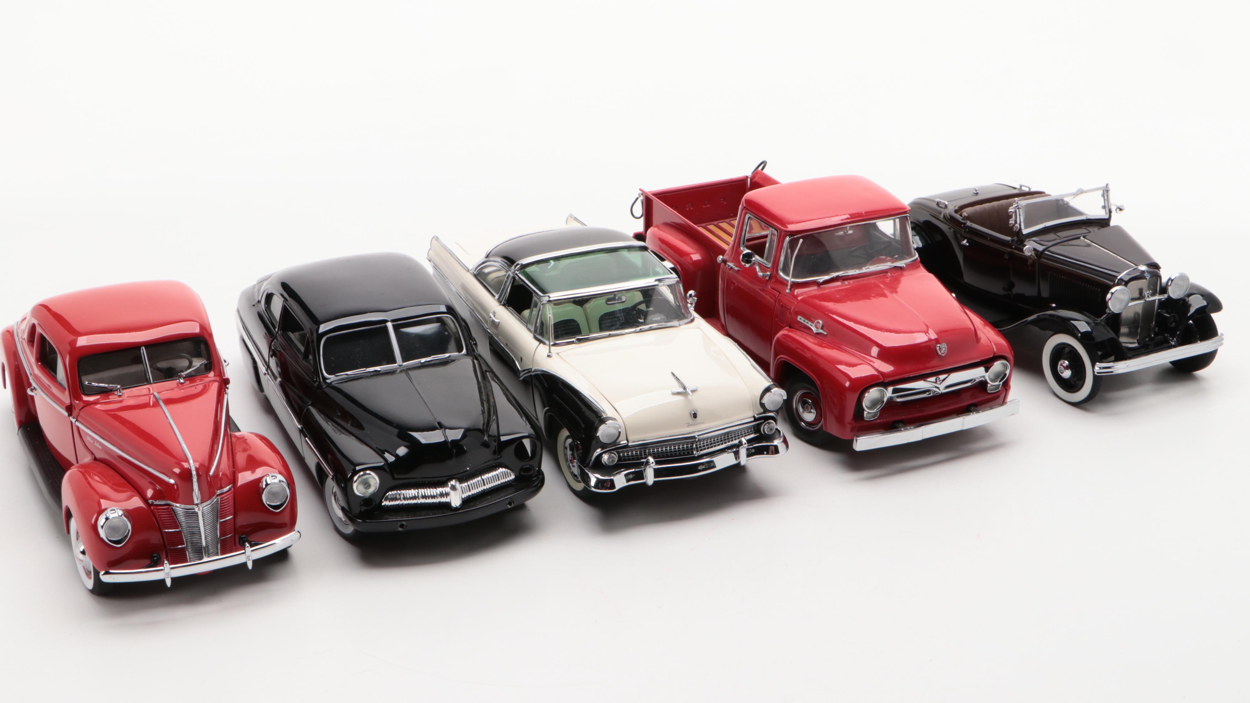 Franklin Mint and Classic Metal Works Diecast Cars and Truck