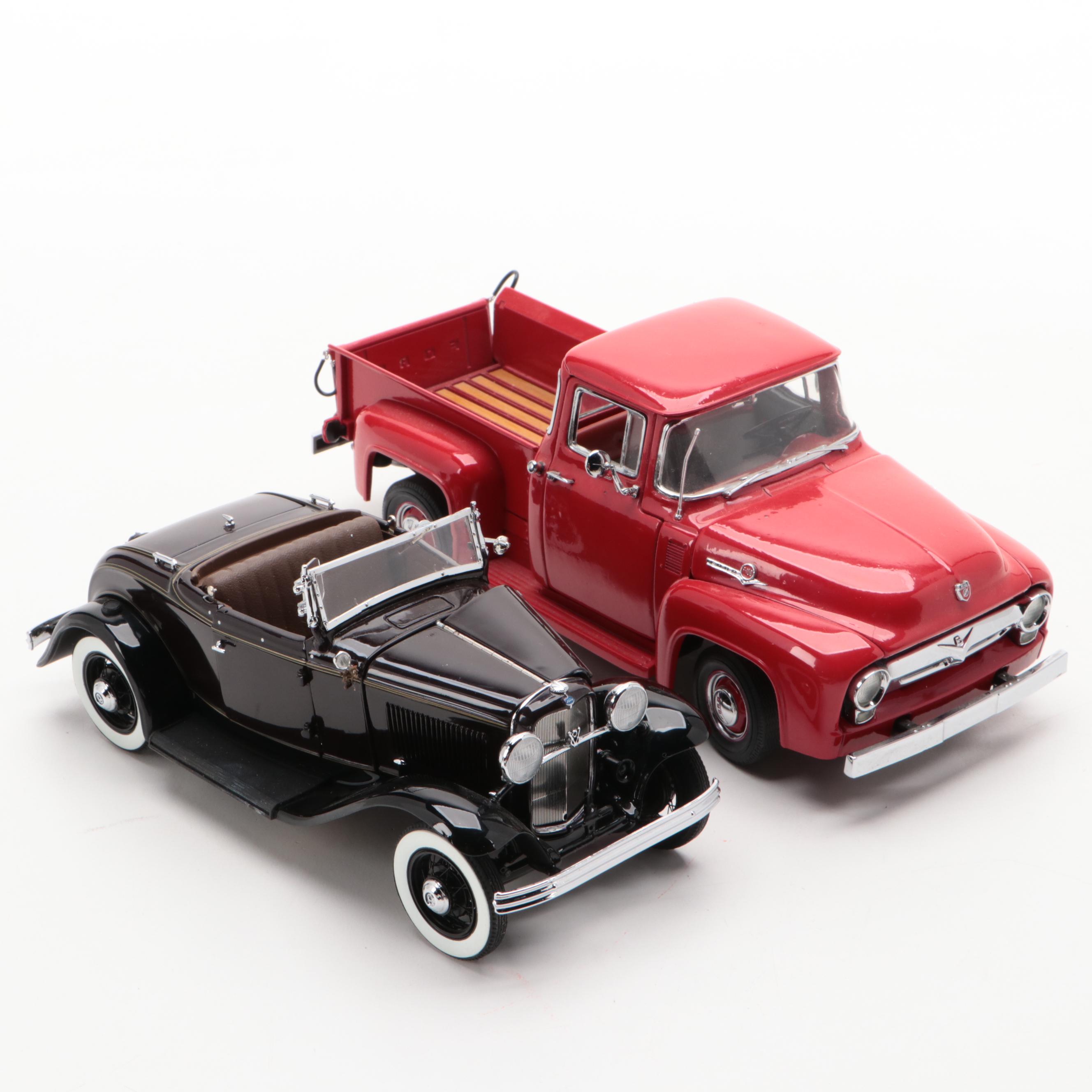 Franklin Mint and Classic Metal Works Diecast Cars and Truck