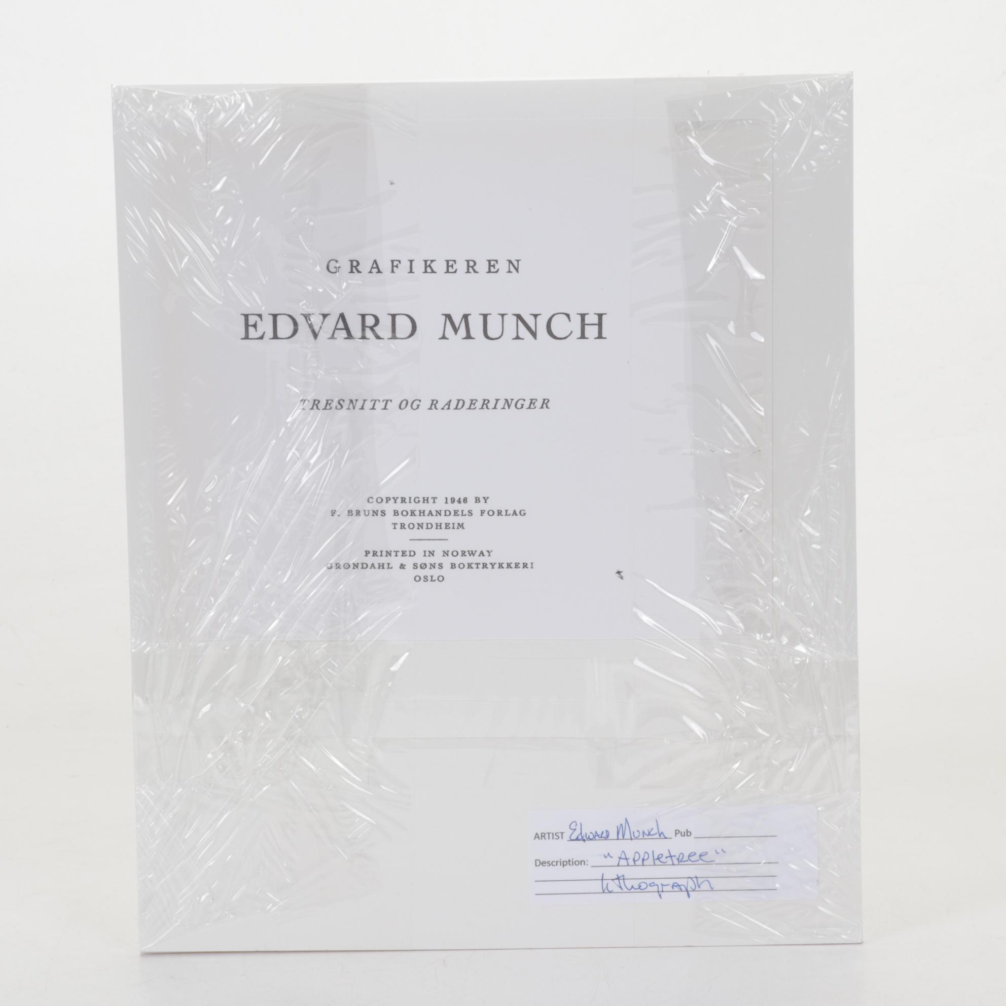 Halftone After Edvard Munch "The Apple Tree," 1946