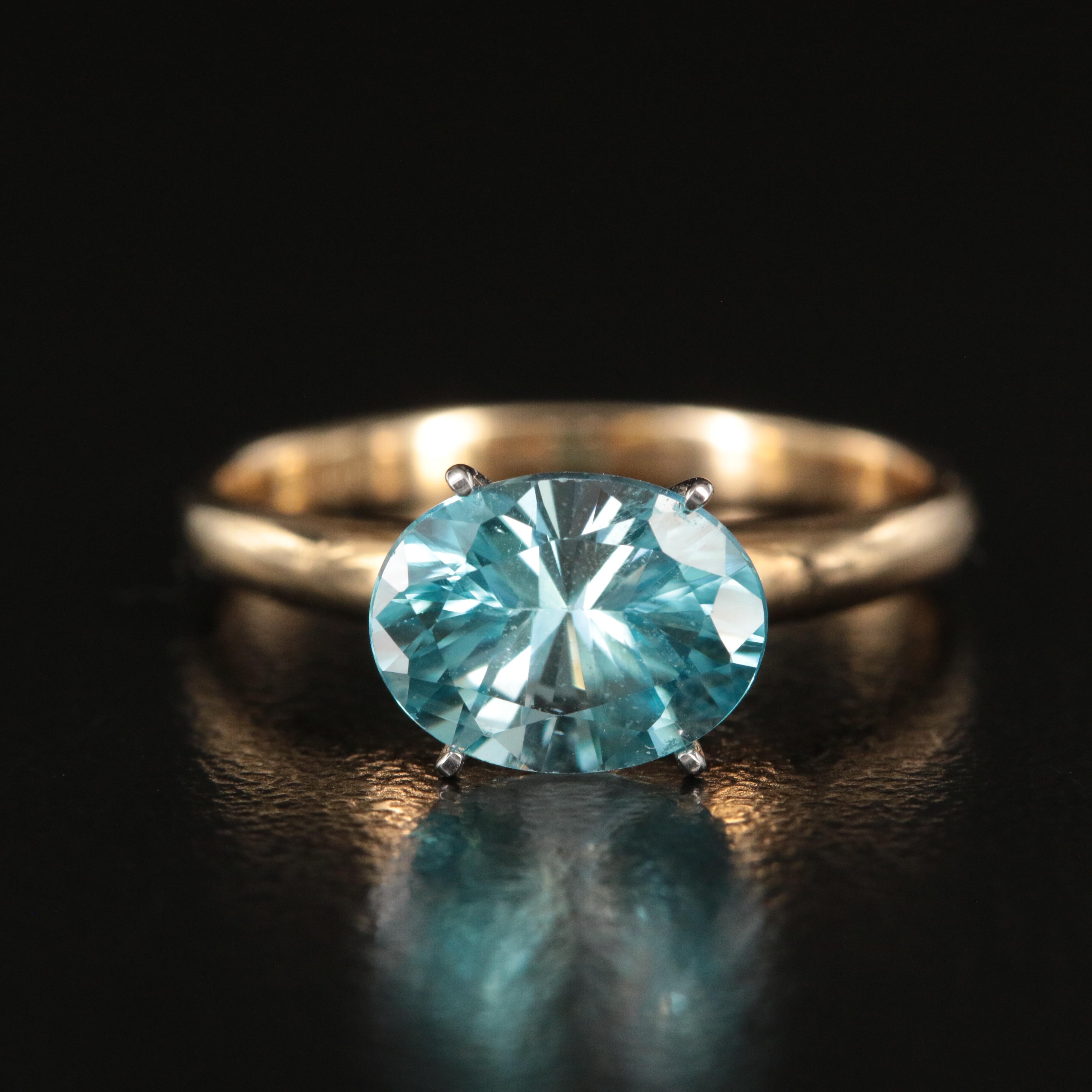 10K Zircon Ring
