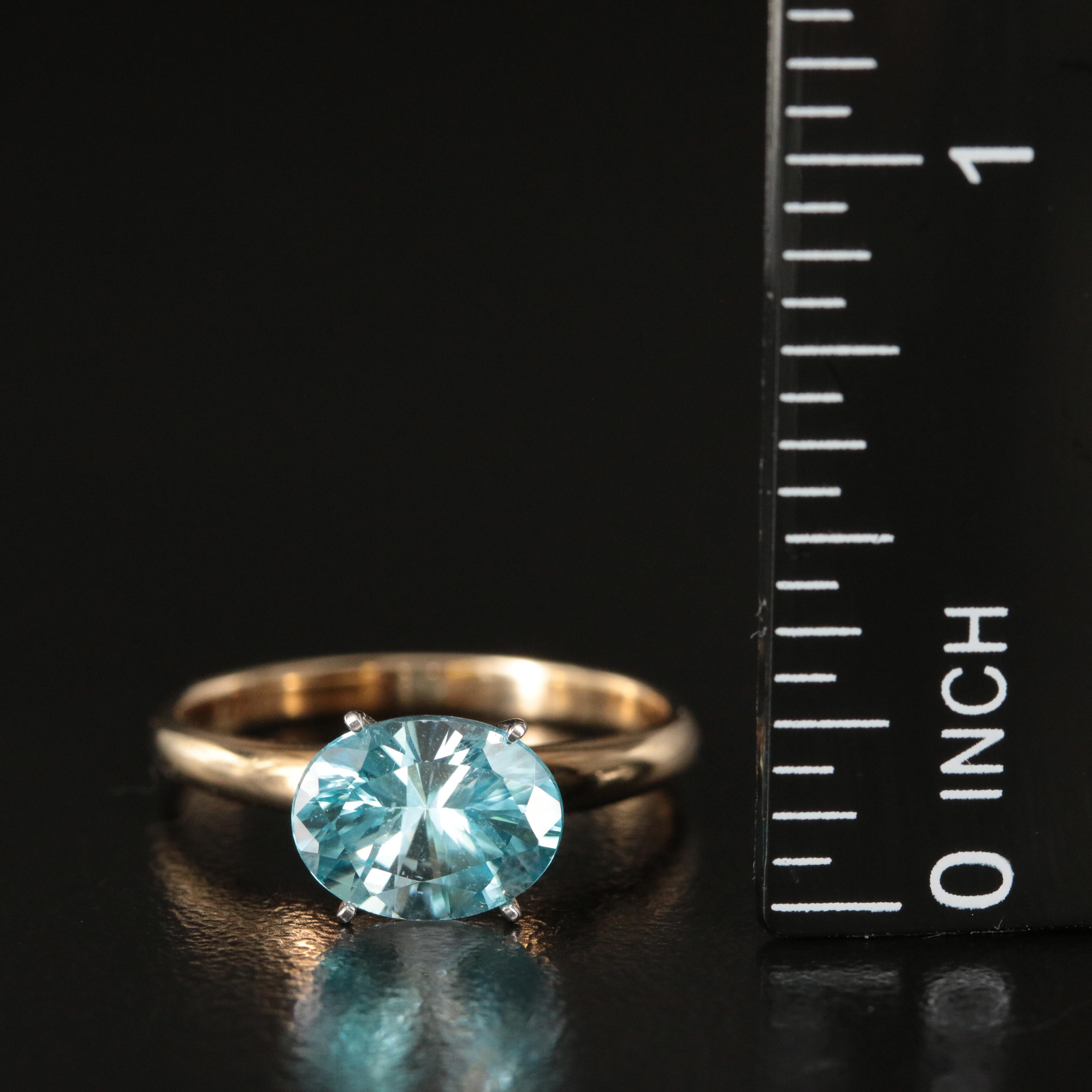 10K Zircon Ring