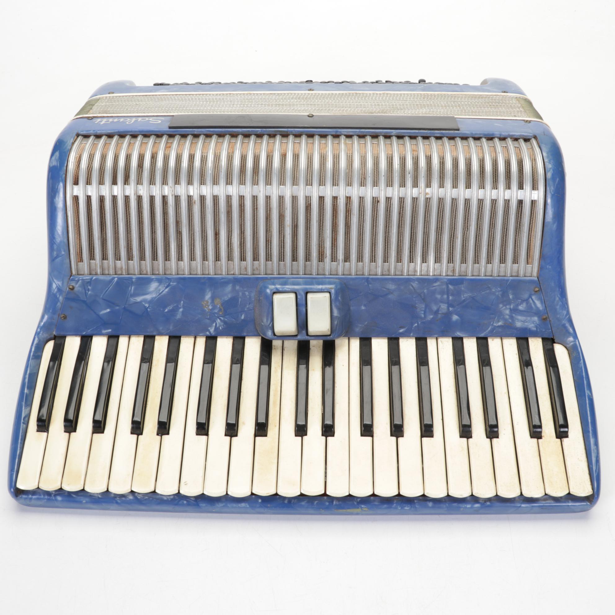 Salanti Italian Piano Accordion, Mid-20th Century