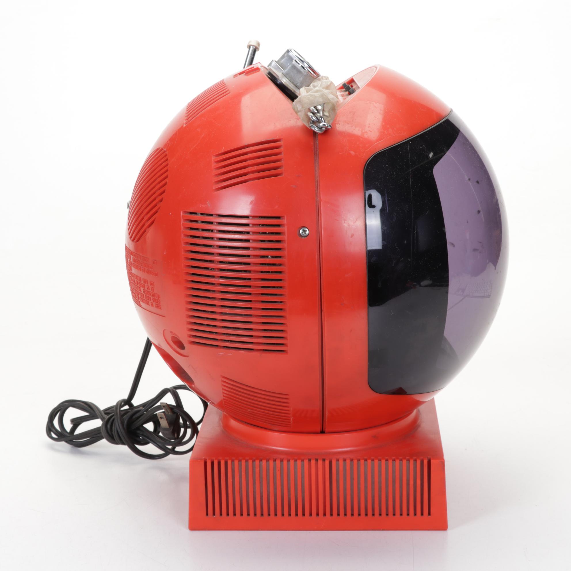 JVC Videosphere Space-Age Portable Television, Late 20th Century