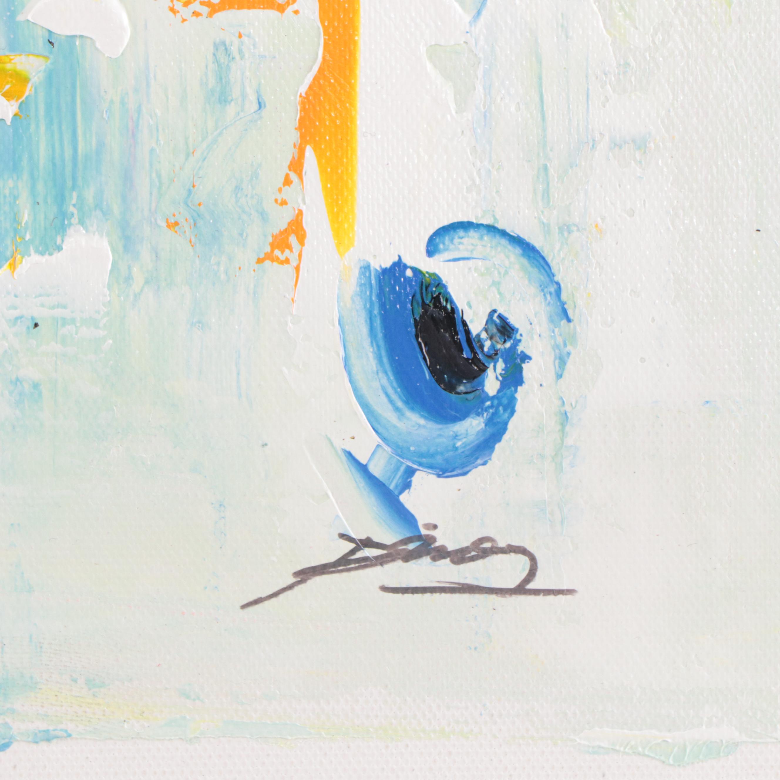 Ping Abstract Oil Painting, 21st Century