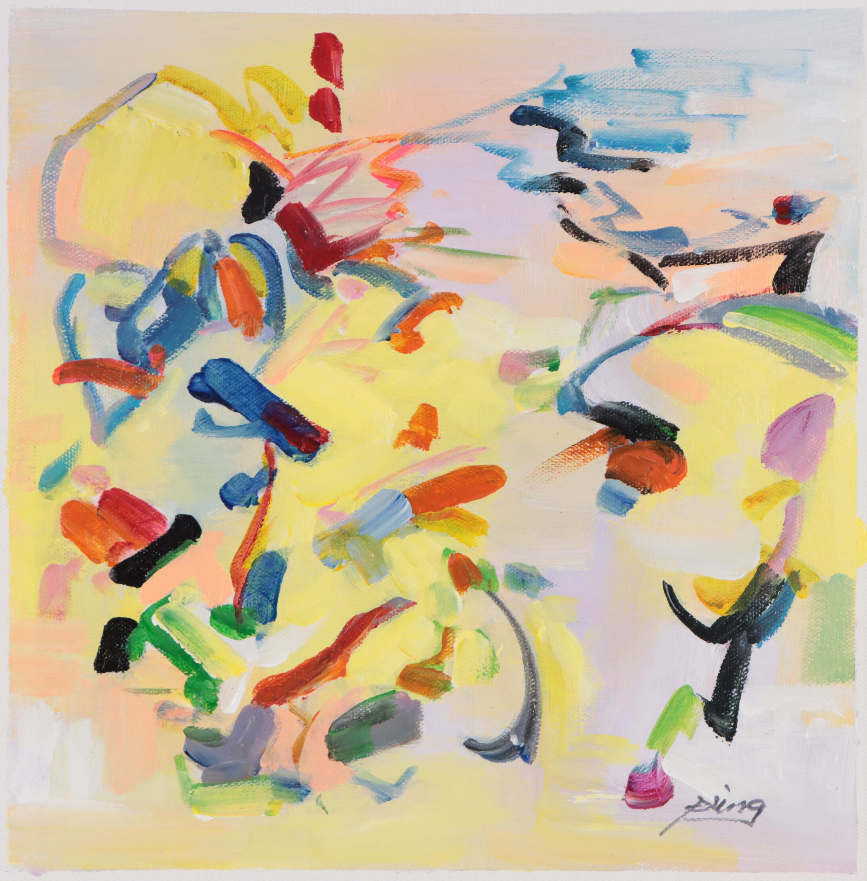 Ping Abstract Oil Painting, 21st Century