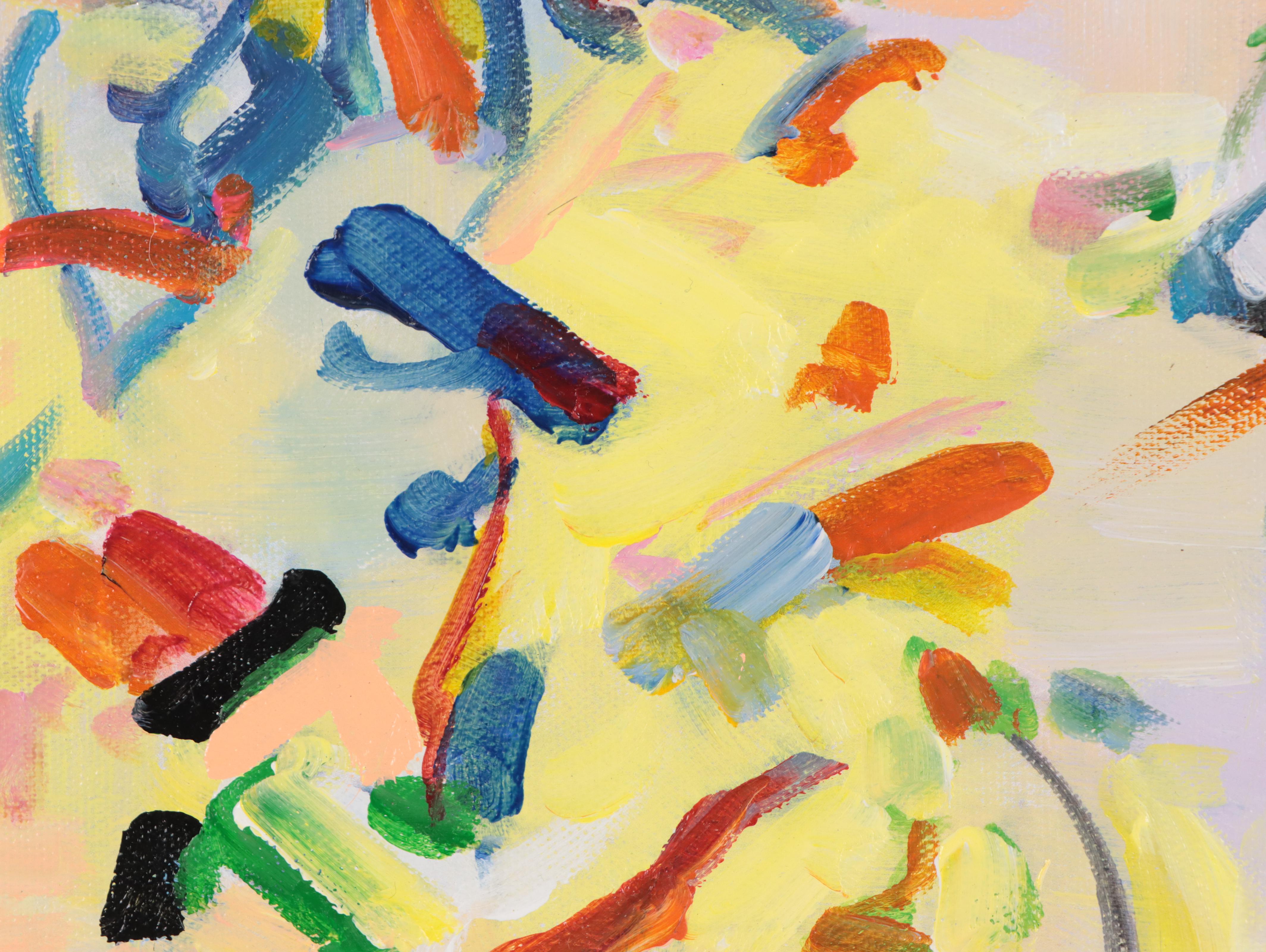 Ping Abstract Oil Painting, 21st Century