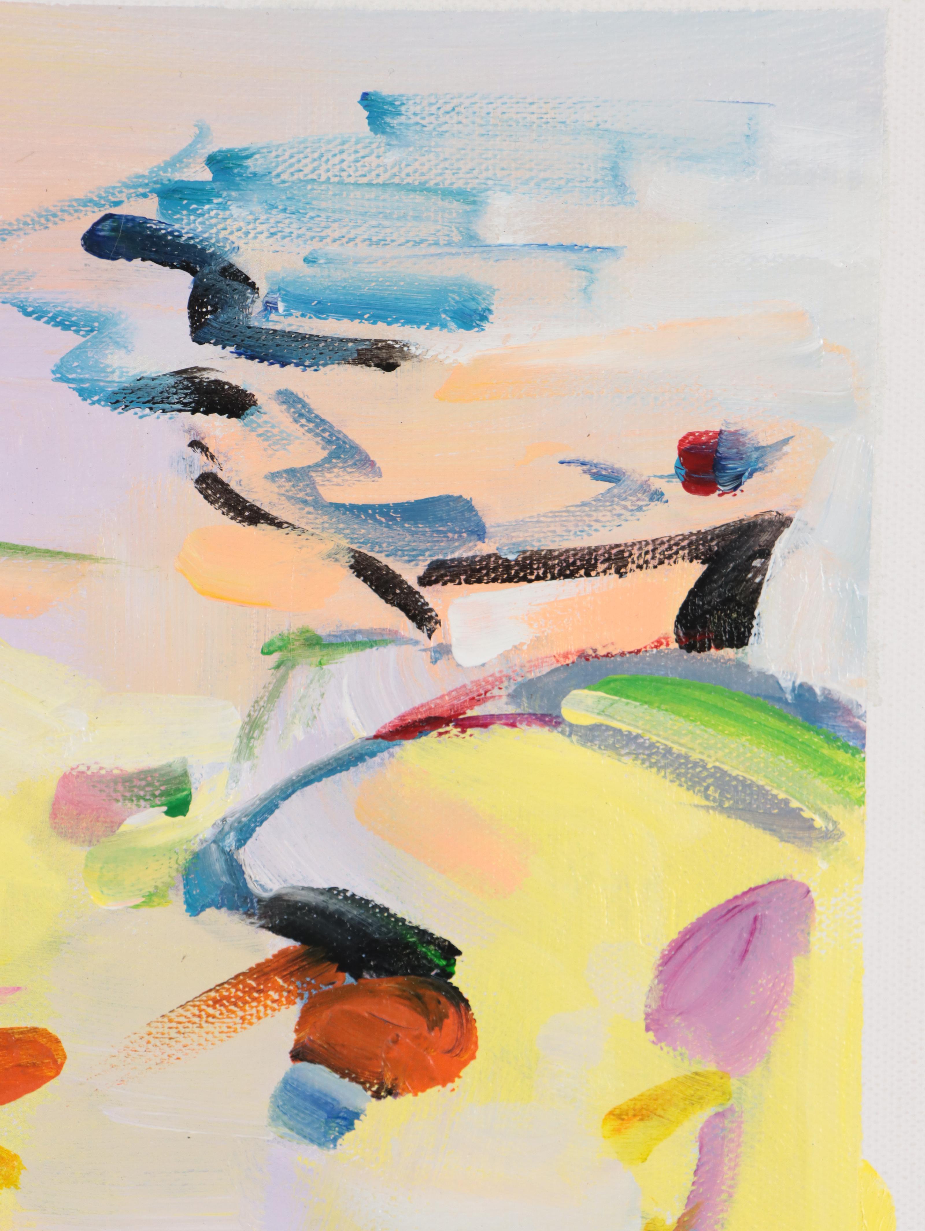 Ping Abstract Oil Painting, 21st Century