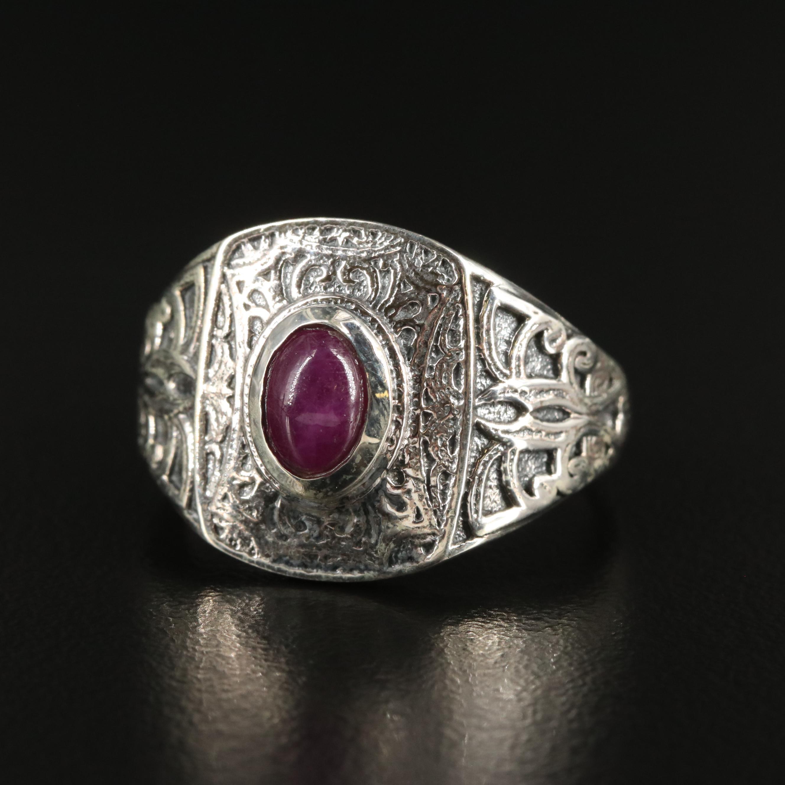 Sterling Ruby Ring