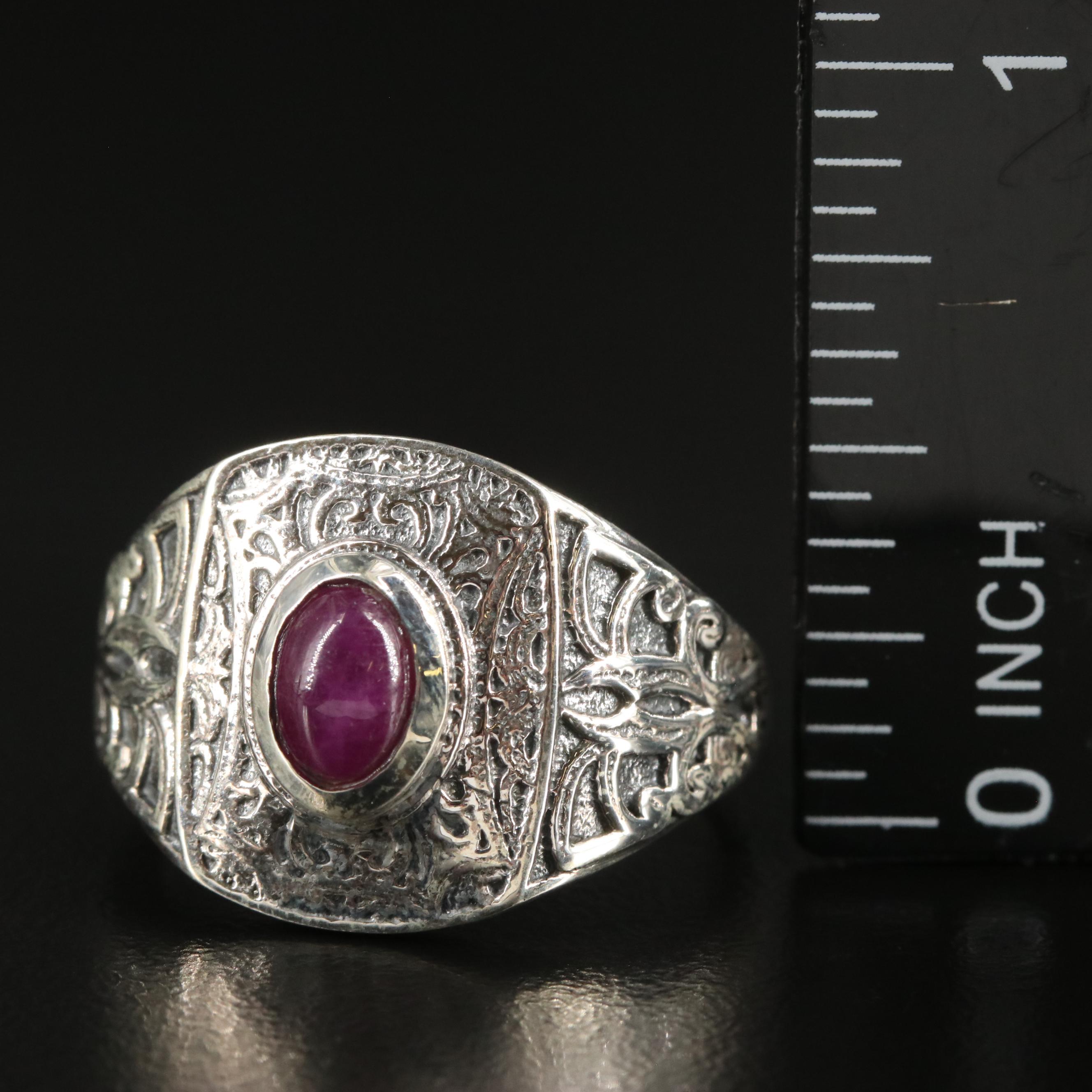Sterling Ruby Ring