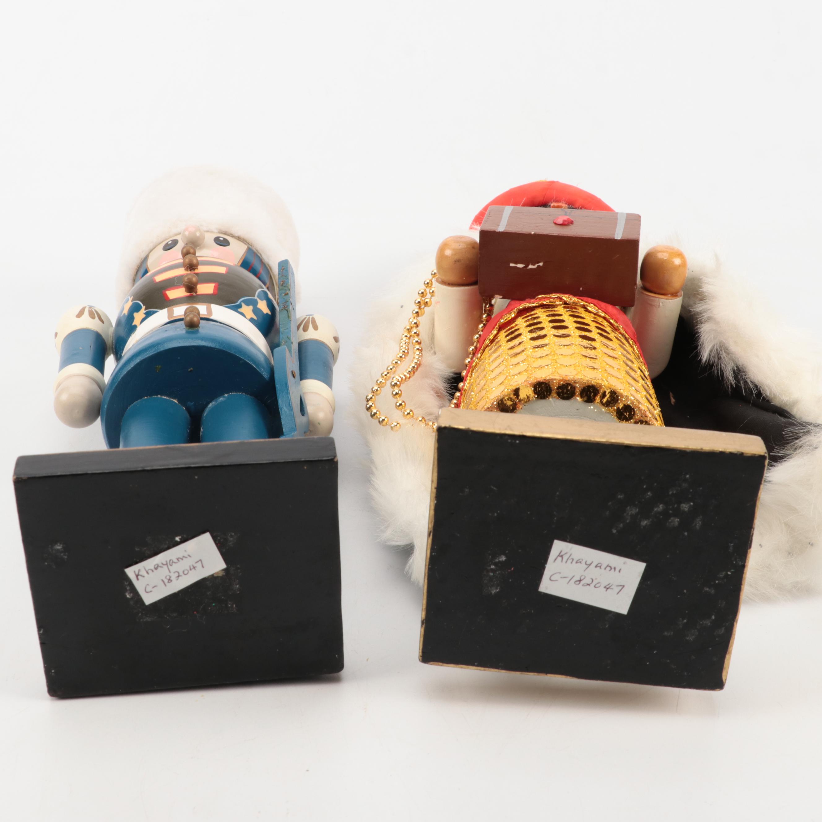 Steinbach and Other Hand-Painted Wooden Nutcrackers