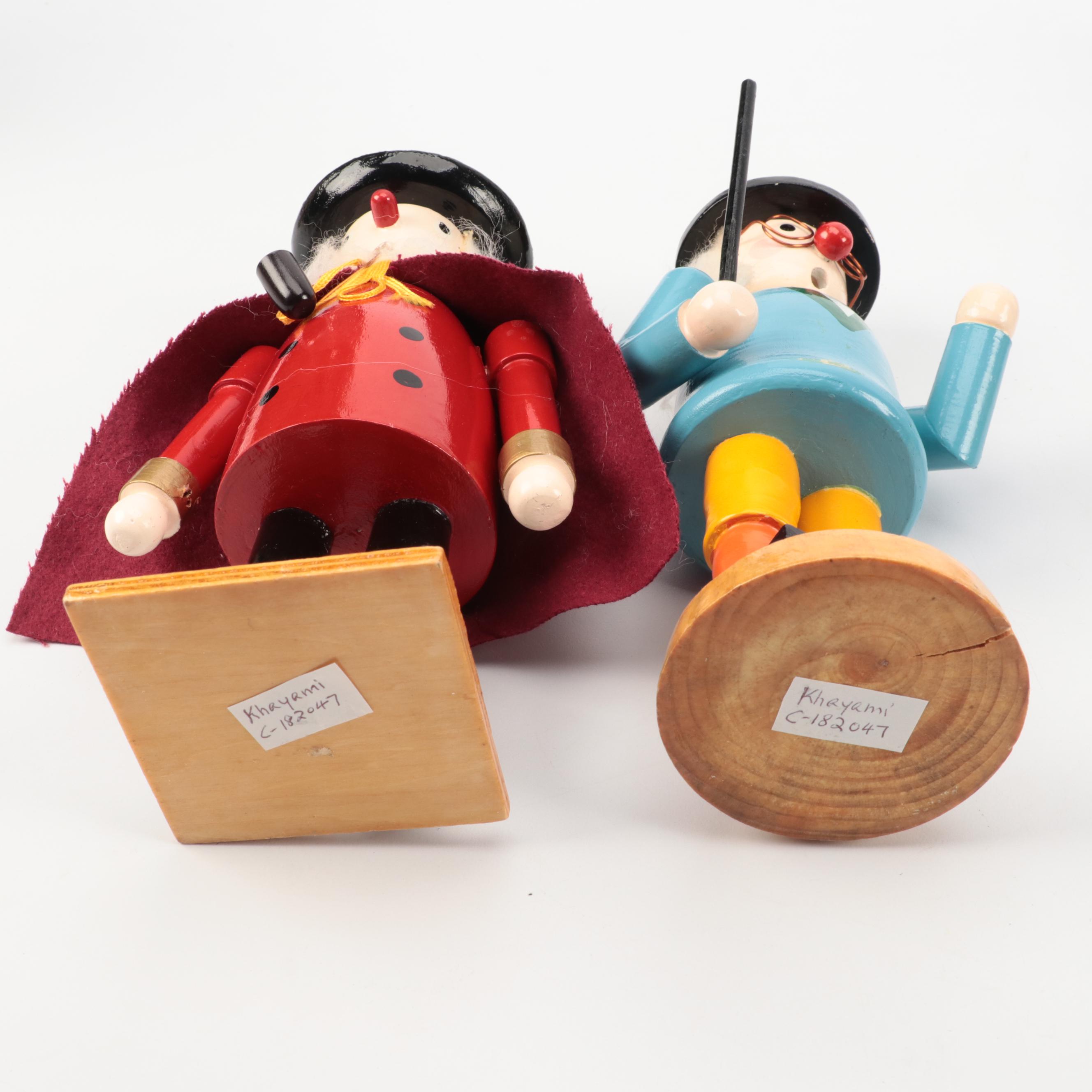 Steinbach and Other Hand-Painted Wooden Nutcrackers