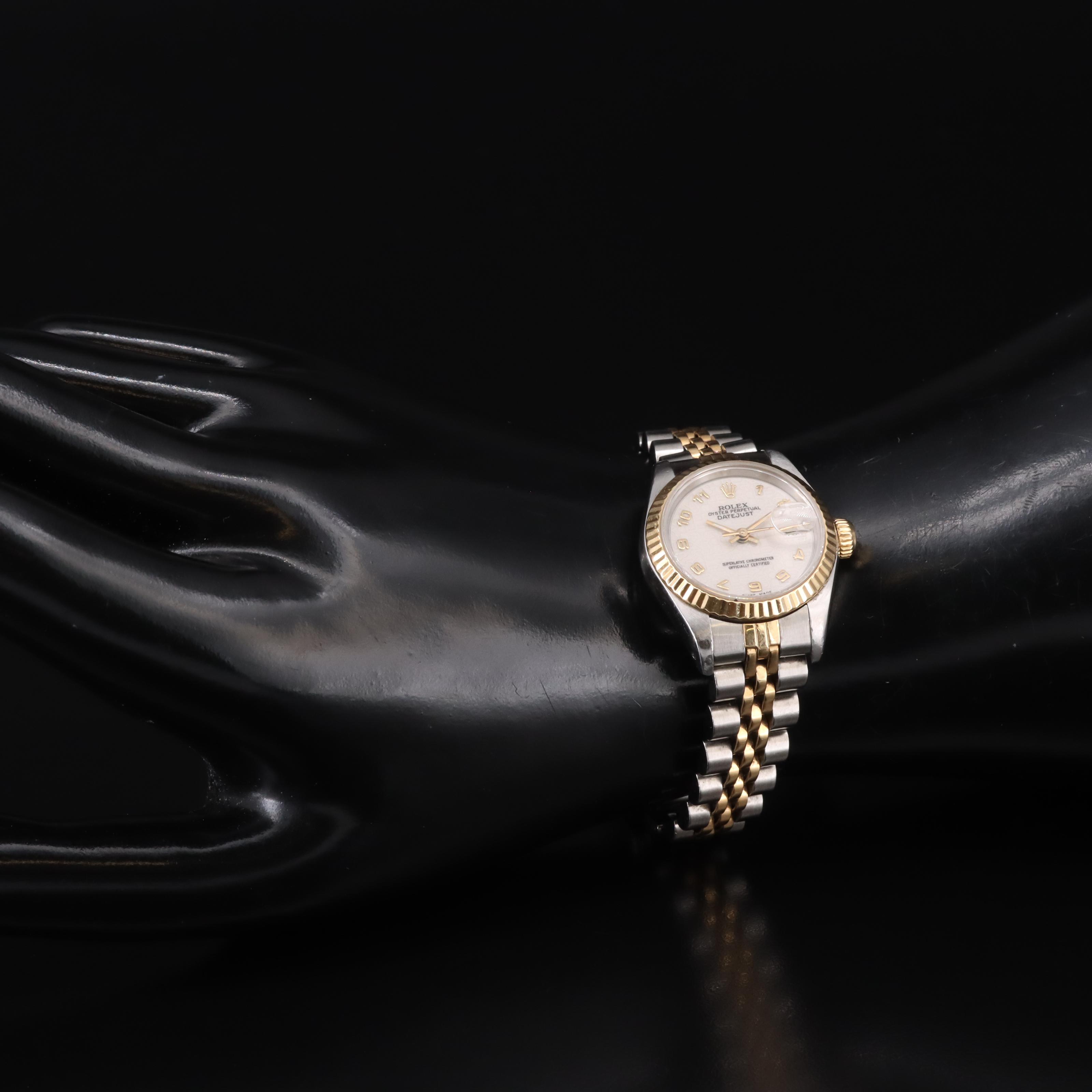 1985 Rolex Datejust Jubilee Dial 18K and Stainless Steel Watch