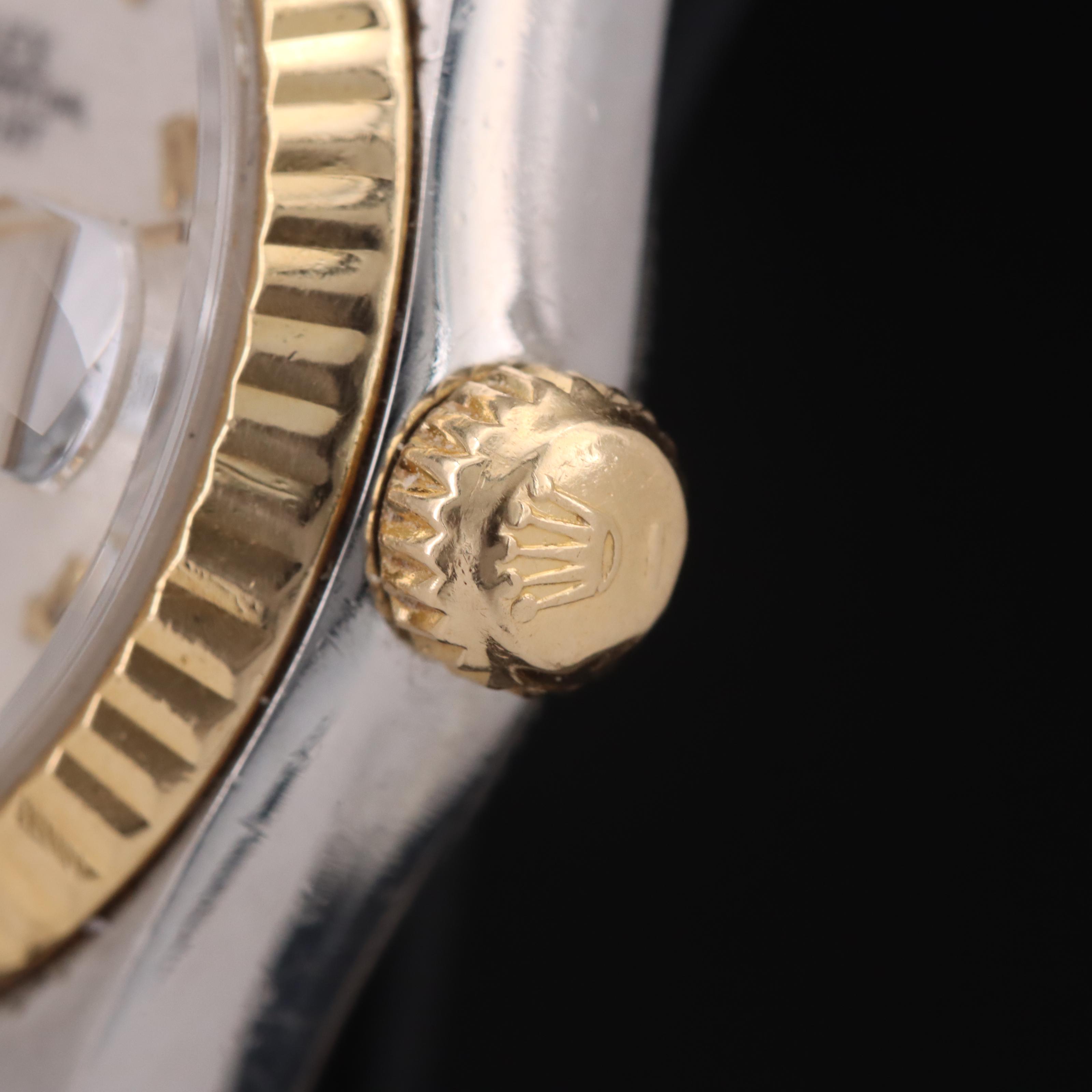 1985 Rolex Datejust Jubilee Dial 18K and Stainless Steel Watch