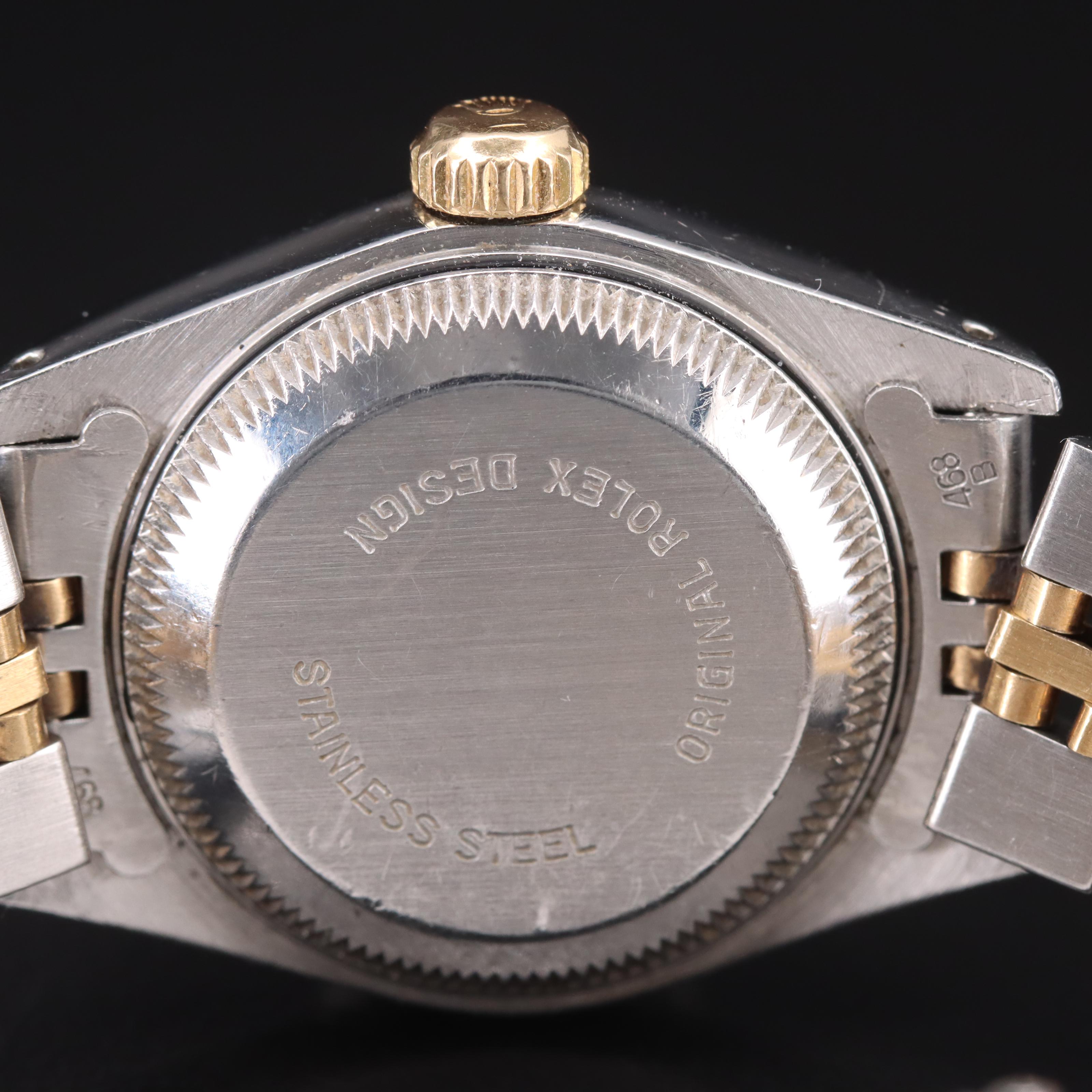 1985 Rolex Datejust Jubilee Dial 18K and Stainless Steel Watch