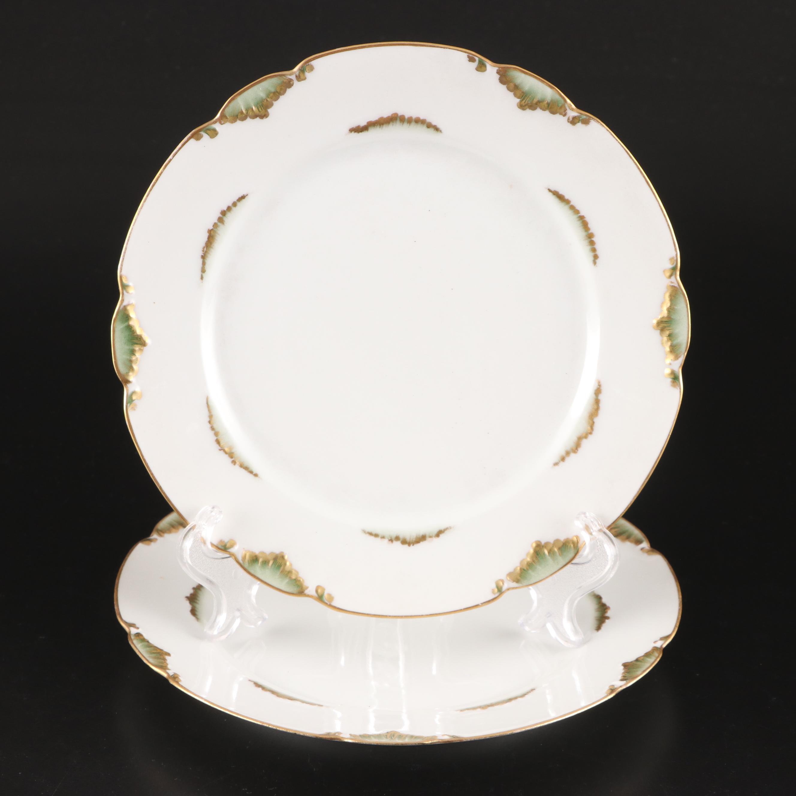 Charles Field Haviland of Limoges Porcelain Plates, Late 19th to Early 20th C.