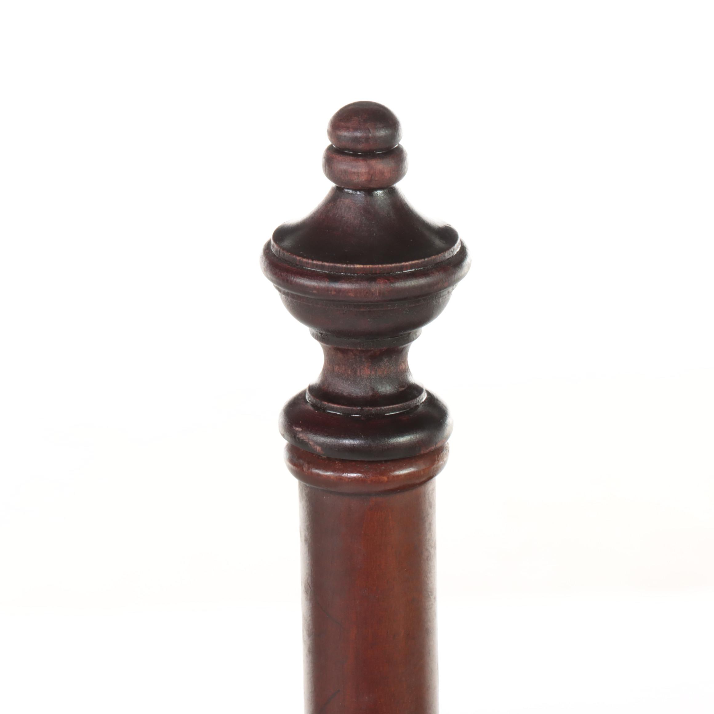 Set of Drexel Regency Style Mahogany Spiral Library Steps, Mid-20th Century