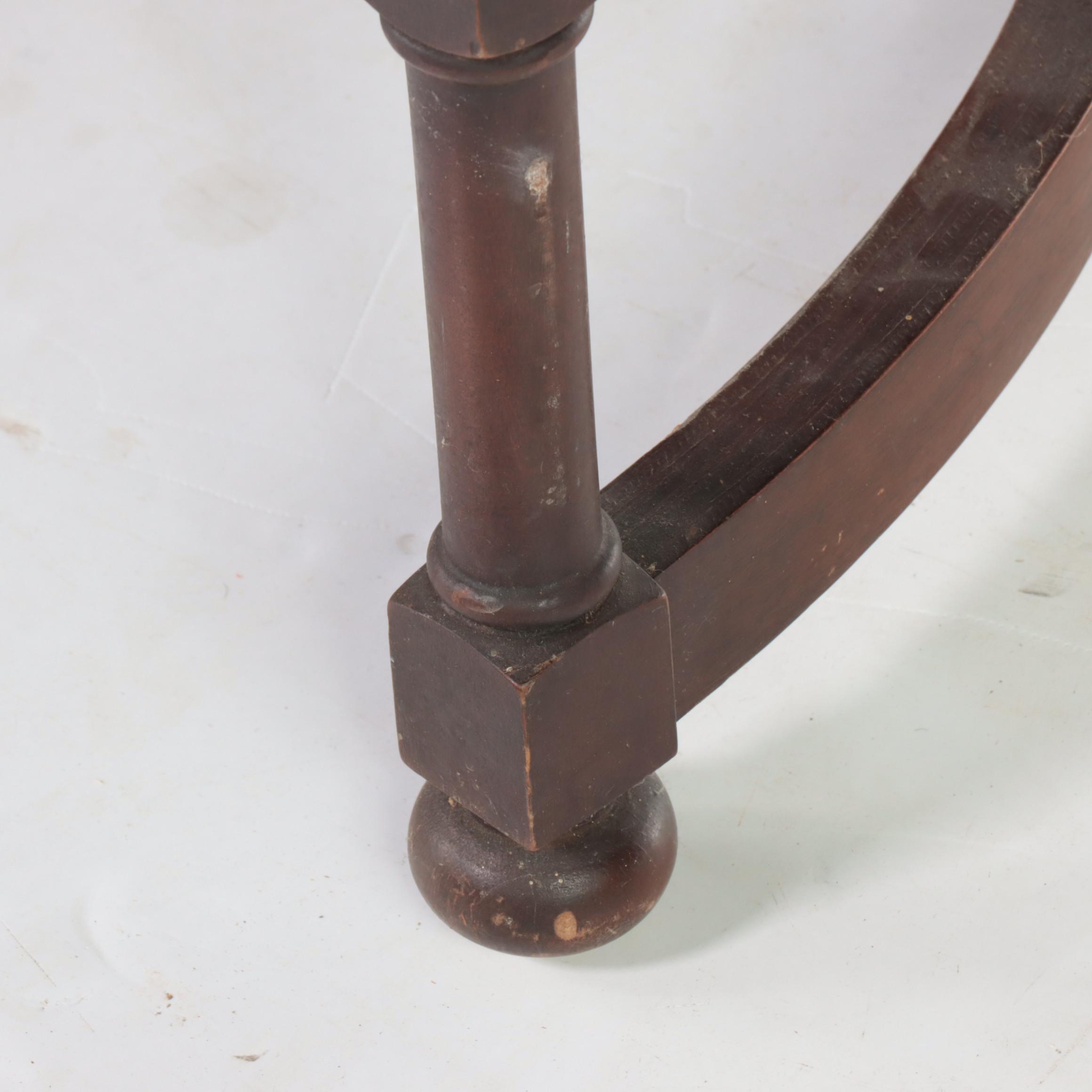 Set of Drexel Regency Style Mahogany Spiral Library Steps, Mid-20th Century