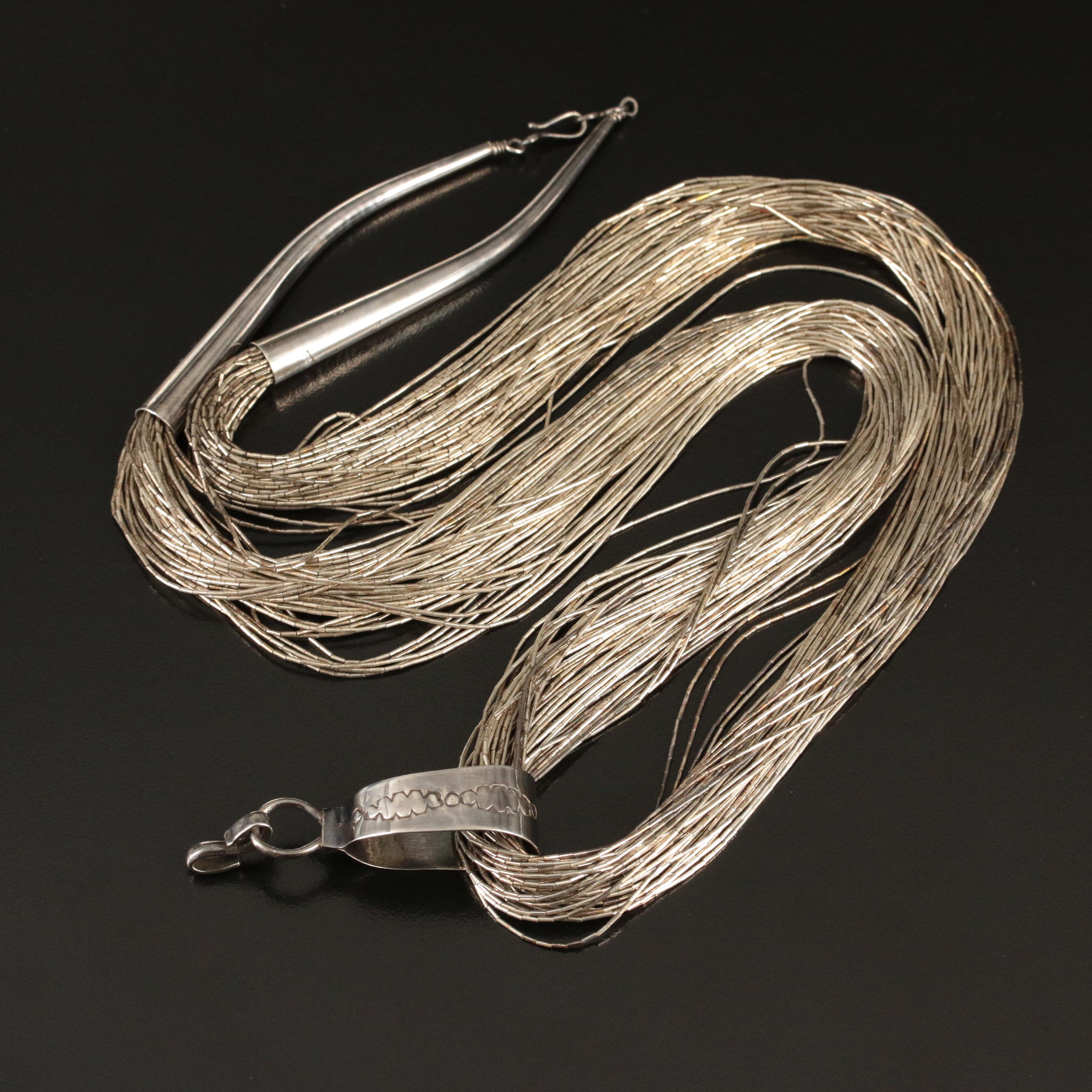 Liquid Silver Necklace