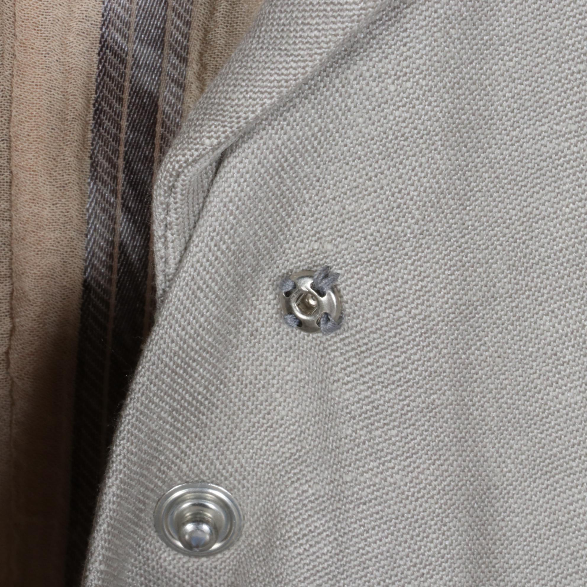 Lacoste Seersucker Patch Blazer and Giorgio Armani Drape Front Linen Blazer