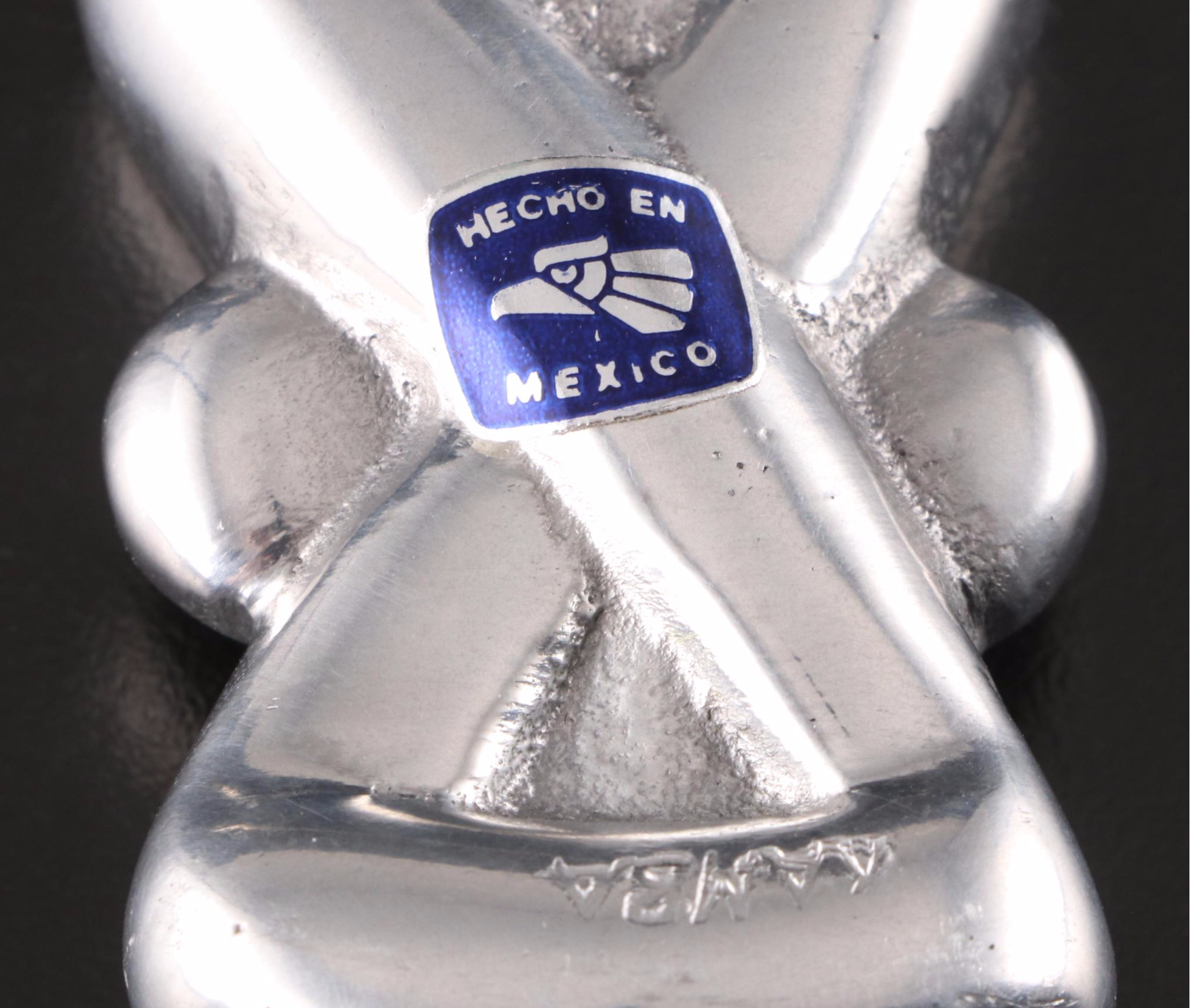 Wilton Pewter Meat Platter with Mexican Pewter Bowl and Scoop