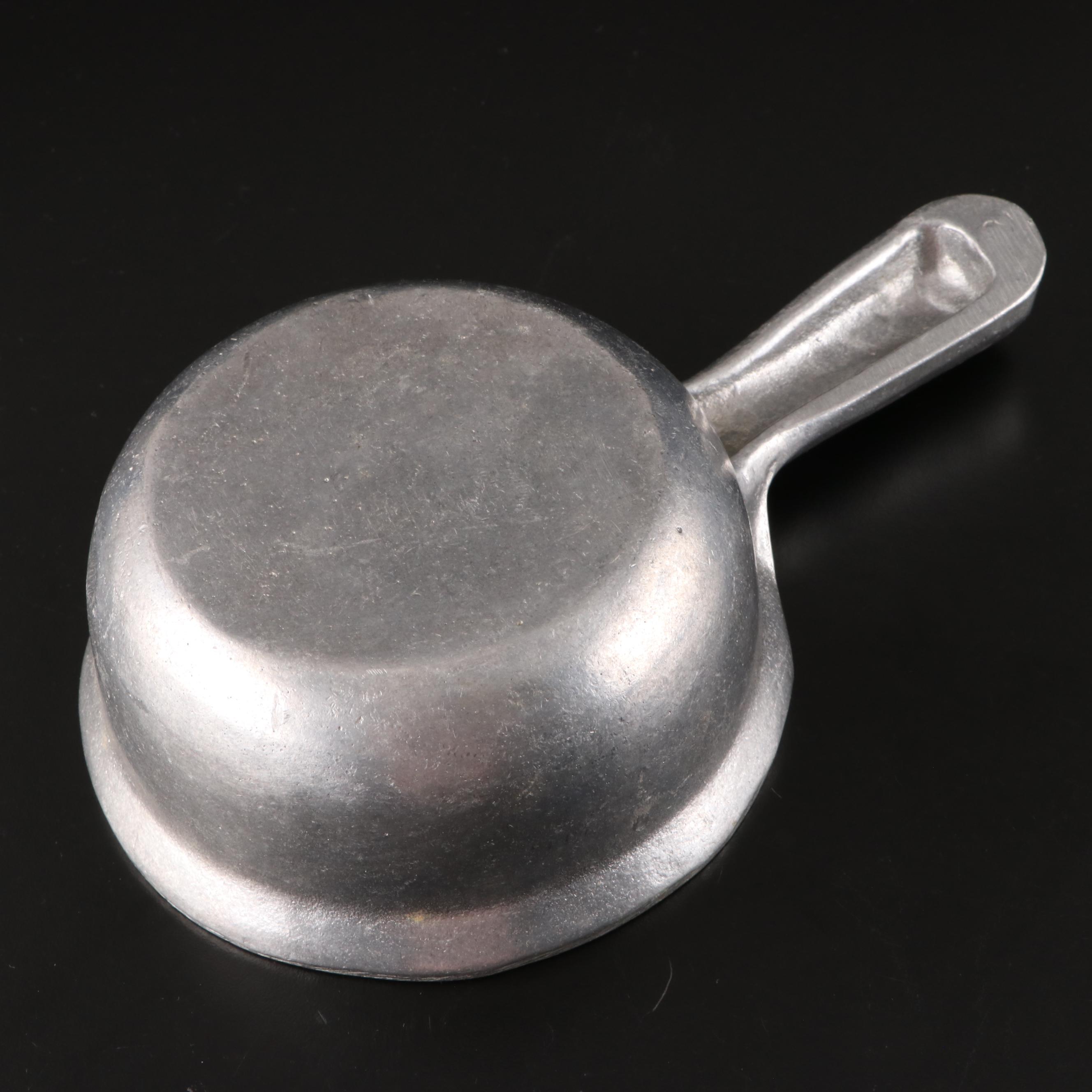 Wilton Pewter Meat Platter with Mexican Pewter Bowl and Scoop