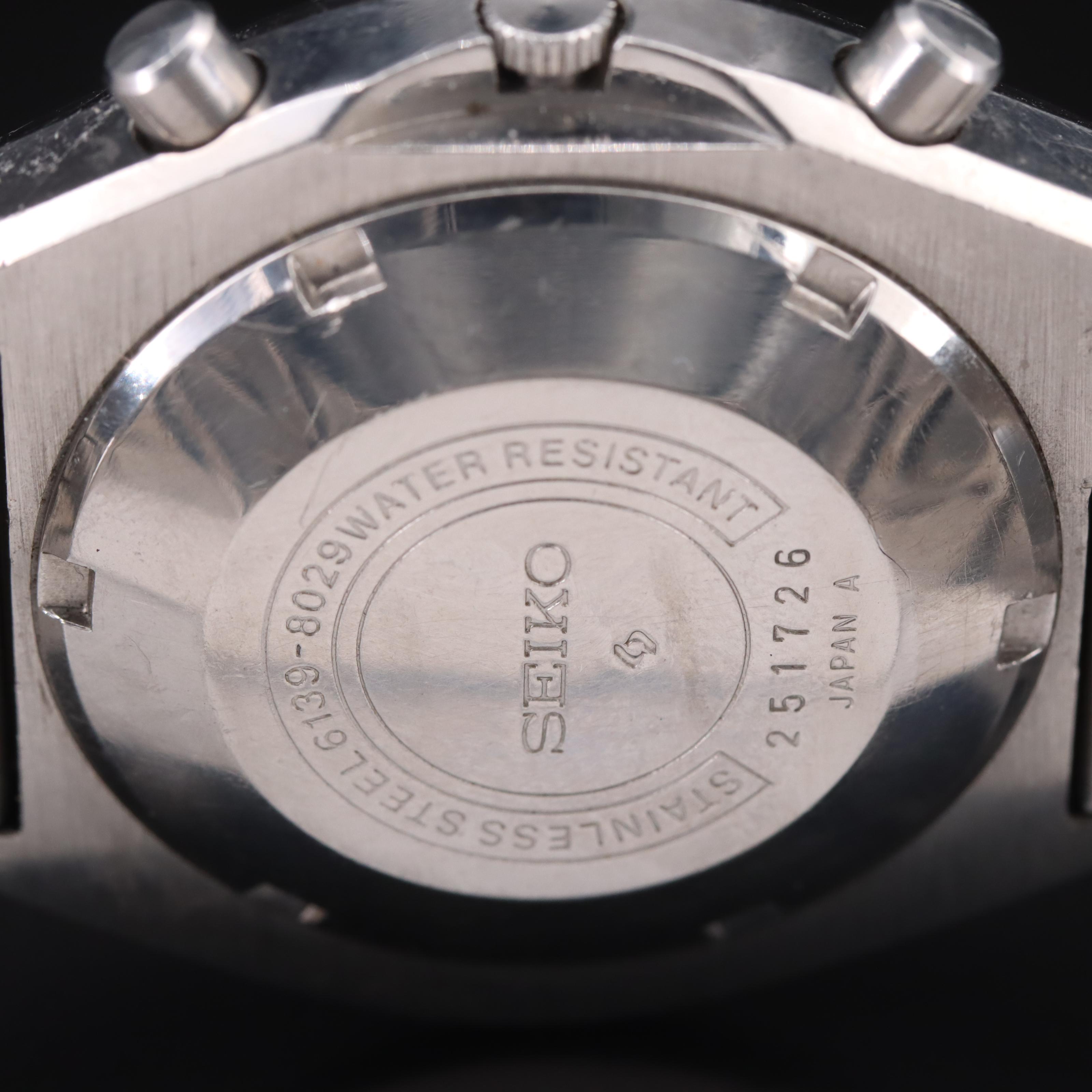 Vintage Seiko Day-Date Chronograph Automatic Watch