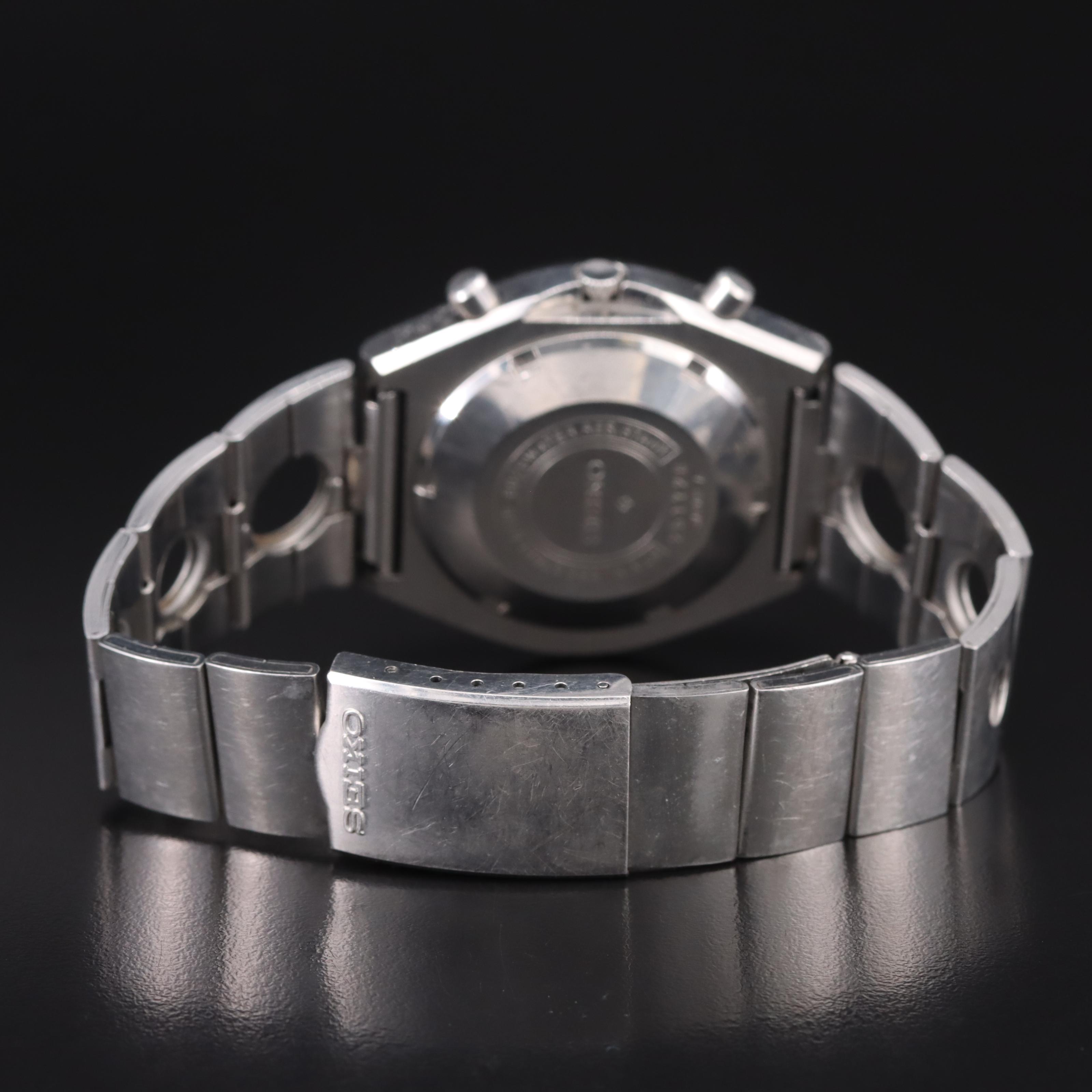 Vintage Seiko Day-Date Chronograph Automatic Watch